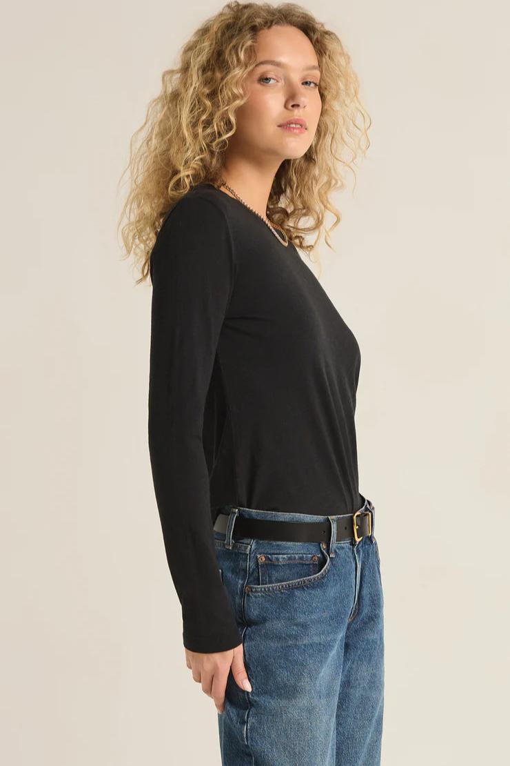 Modern Slub Long Sleeve Tee Product Image