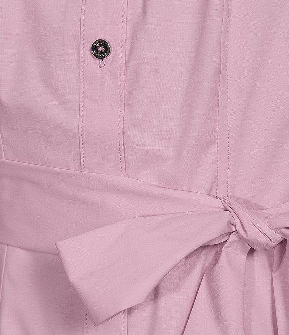 DKNY by Donna Karan Puff Short Sleeve Midi Shirt Dress Product Image
