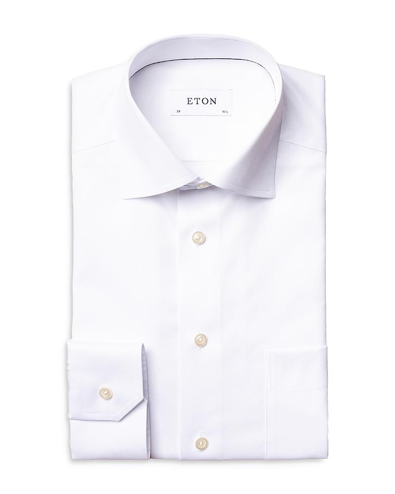 Eton Signature Twill Classic Fit Dress Shirt Product Image