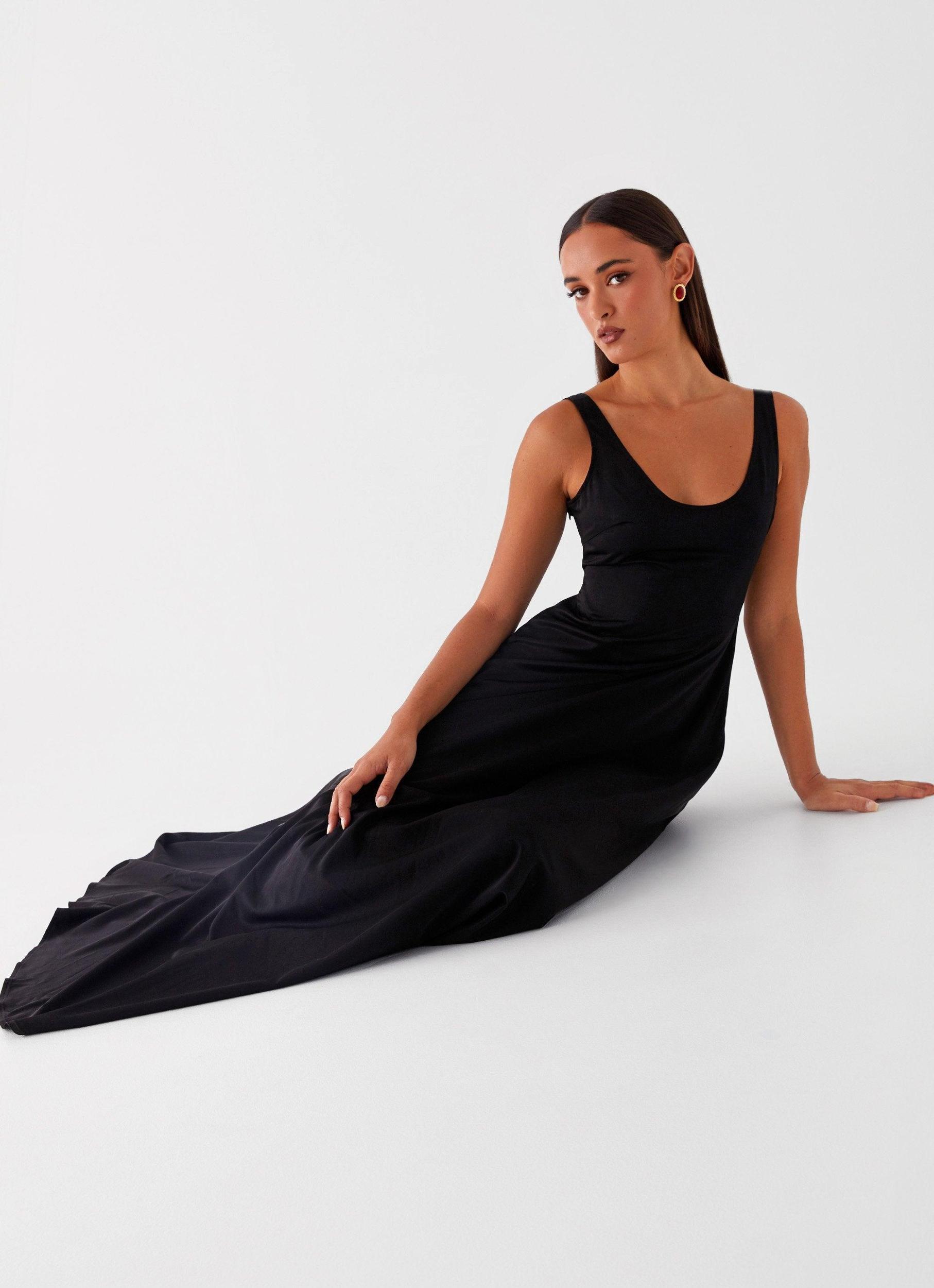 Cosma Maxi Dress - Black Girls Product Image