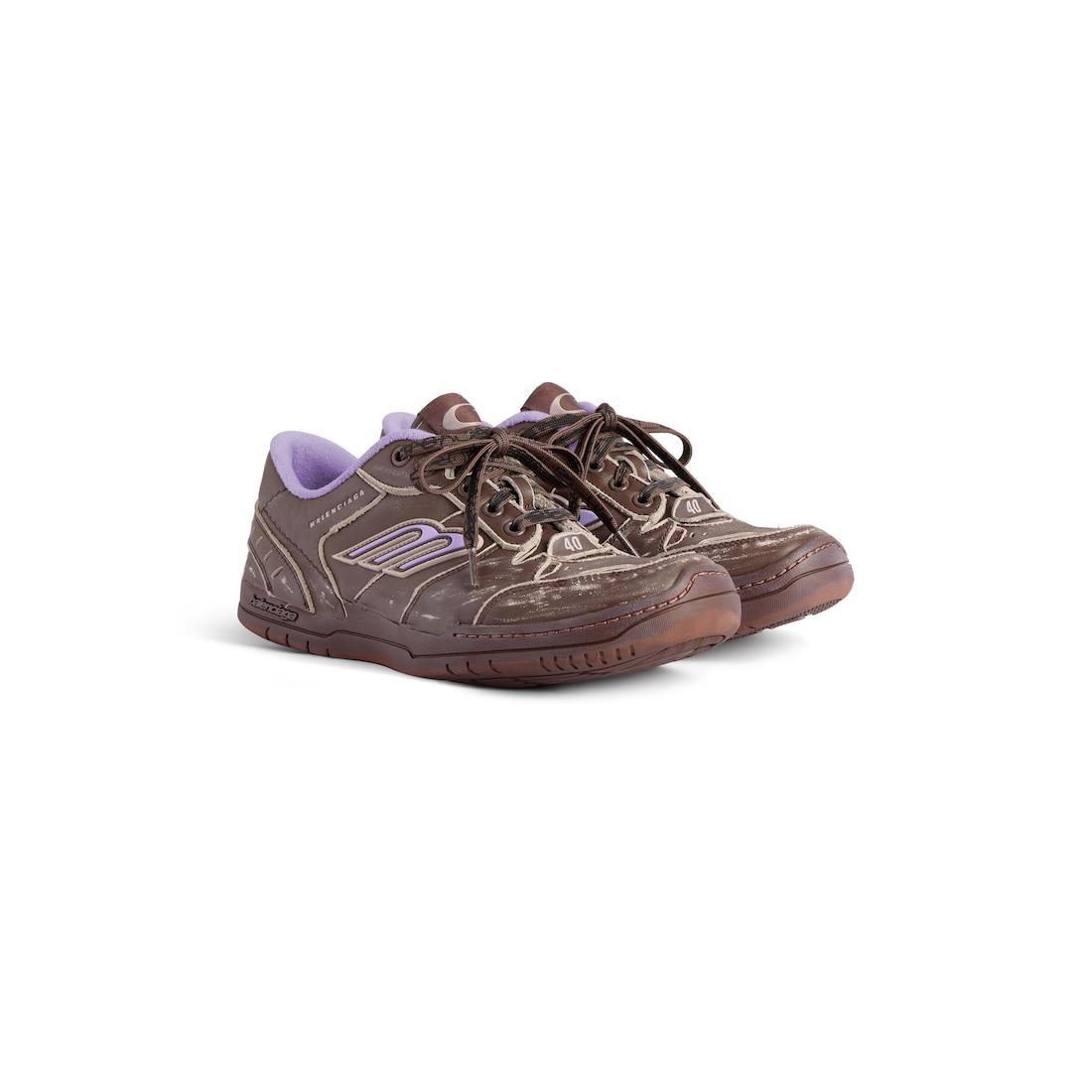 Women's Hamptons Medium Worn-out Sneaker in Brown/lilac Product Image