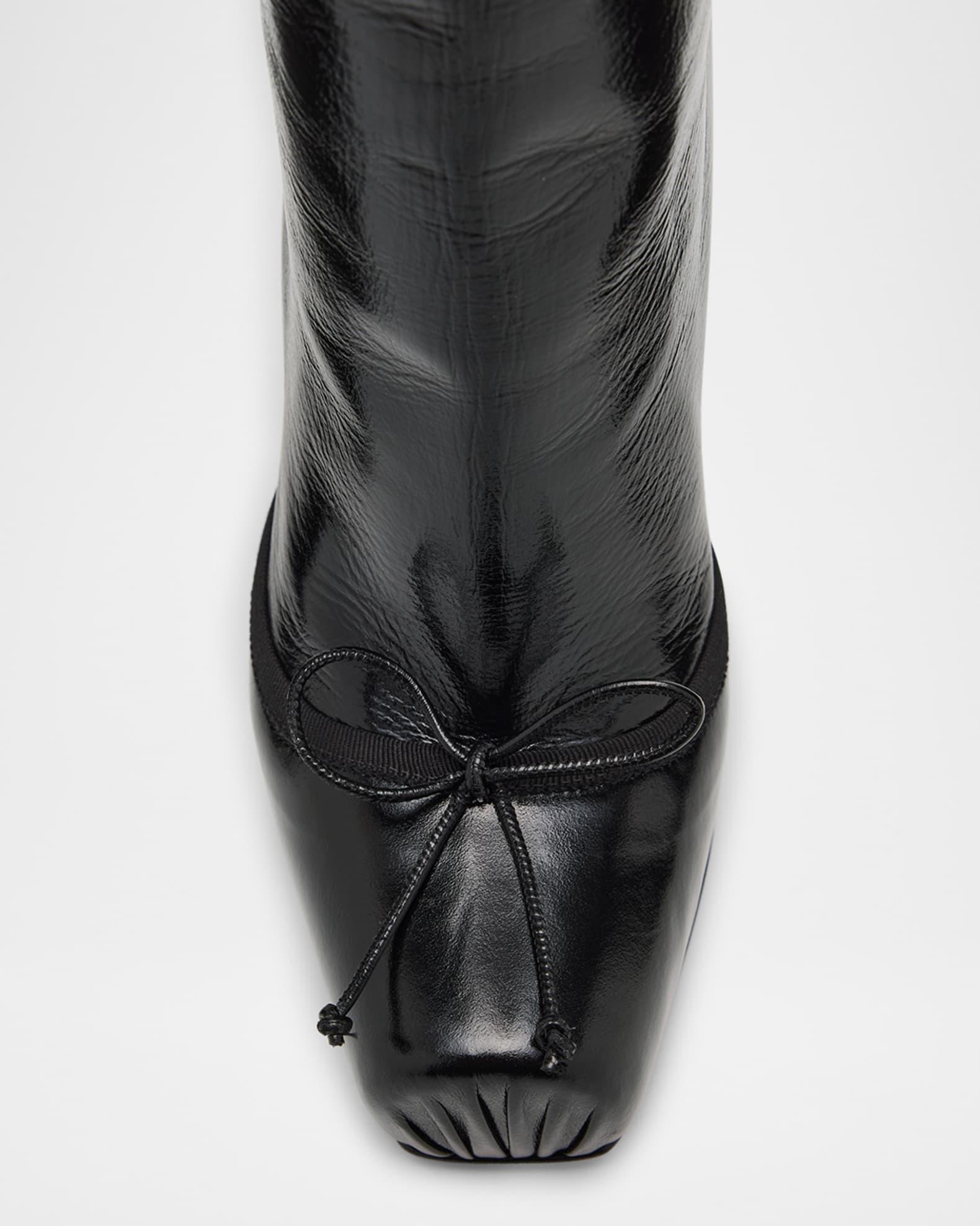 Cassia Nodo Botta Leather Red Sole Knee Boots Product Image