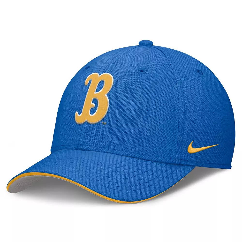 Men's Nike Blue UCLA Bruins 2025 Dugout Coaches Rise Swoosh Performance Flex Hat, Size: Large/XL Product Image