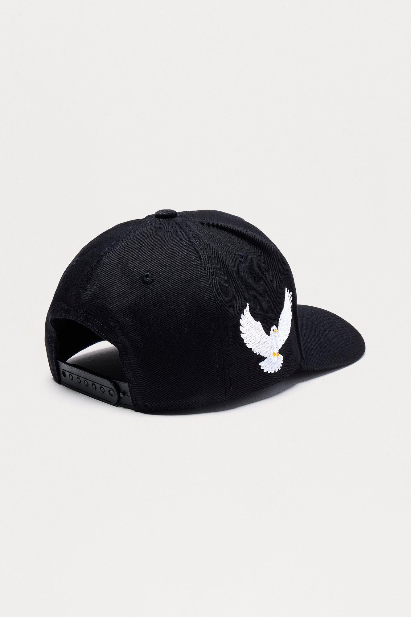 LA Dove Structured Twill Snapback Hat - Black Male Product Image
