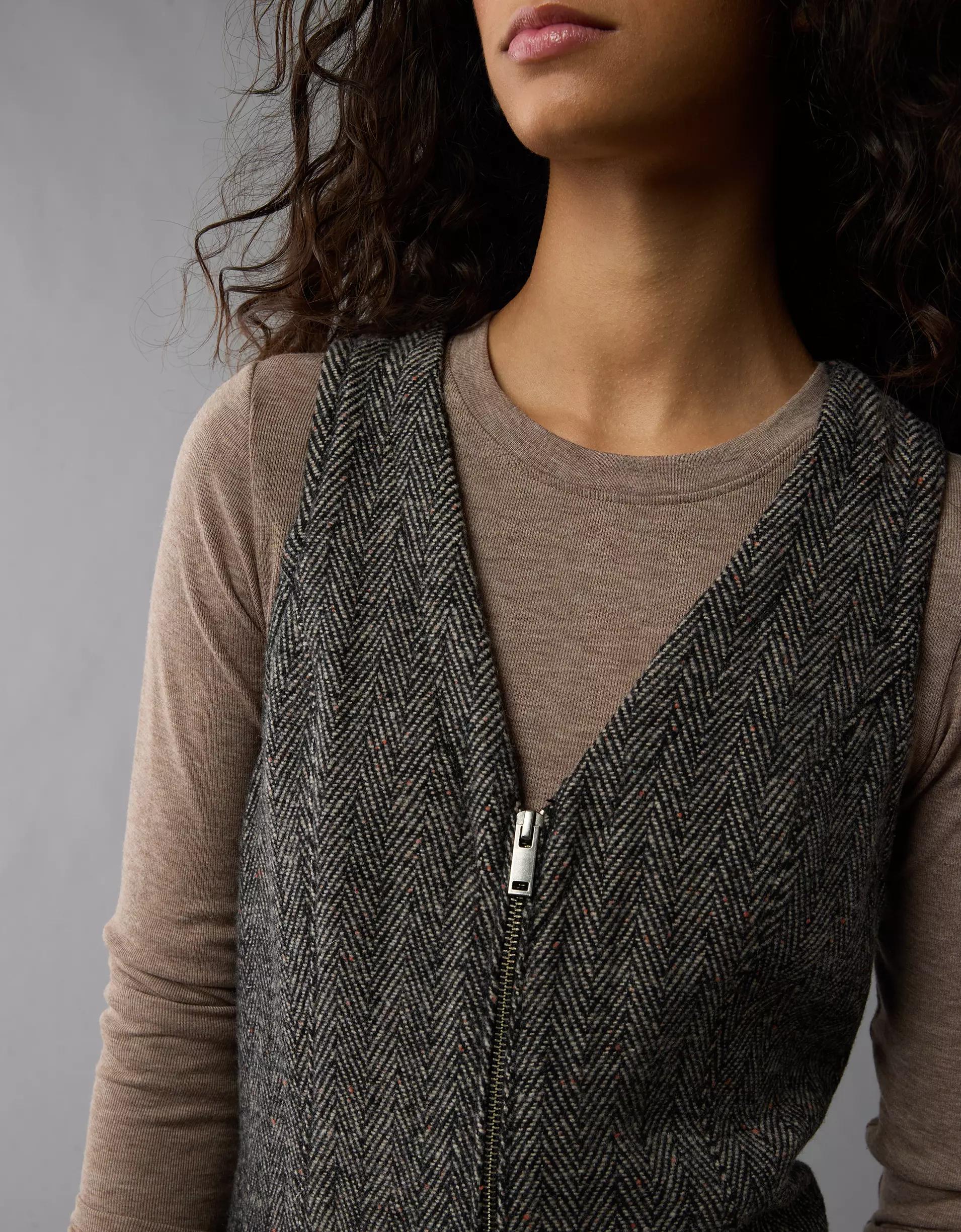 AE Zip-Up Mini Dress Product Image