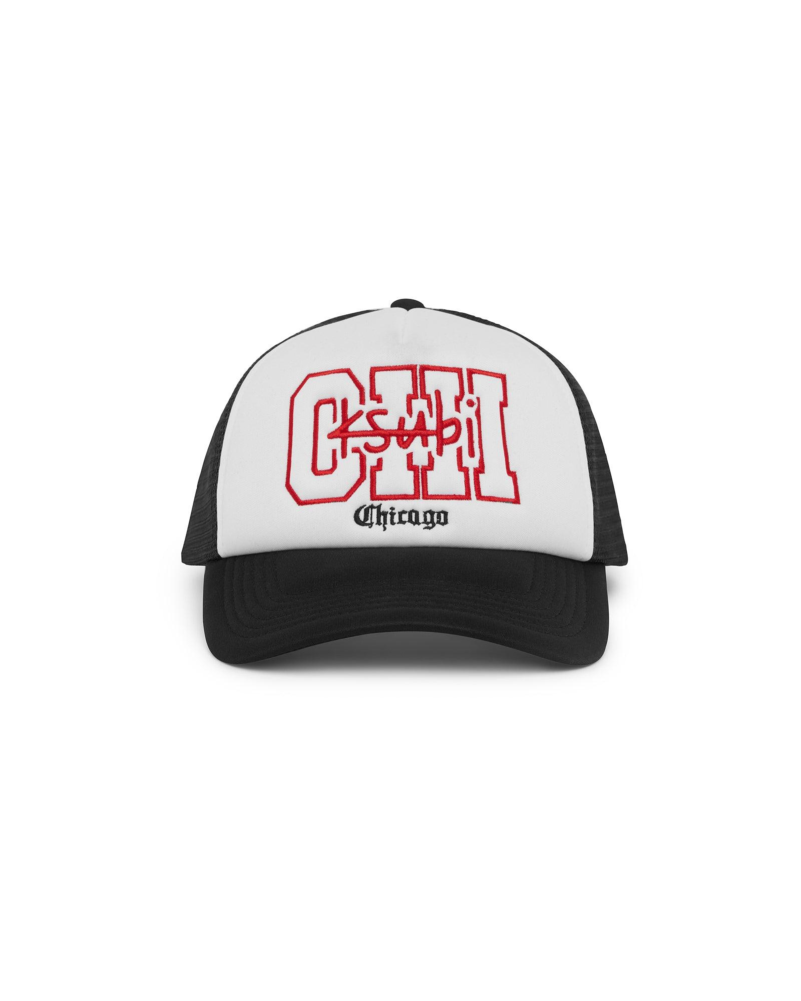 CHICAGO AND THE STREETS TRUCKER CAP BLACK Male Product Image