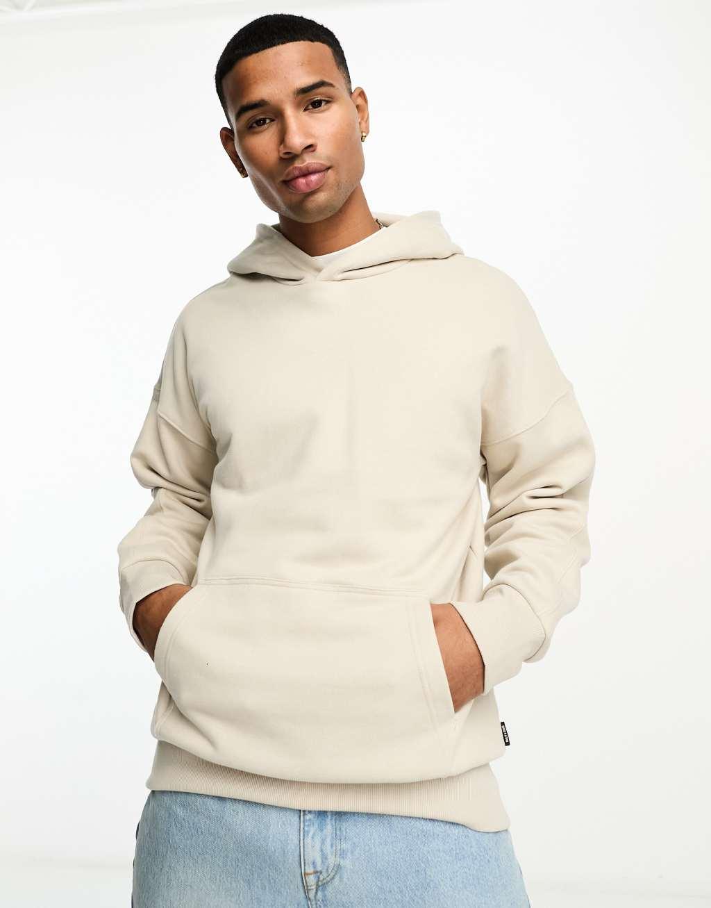 Only & Sons heavyweight jersey hoodie Product Image
