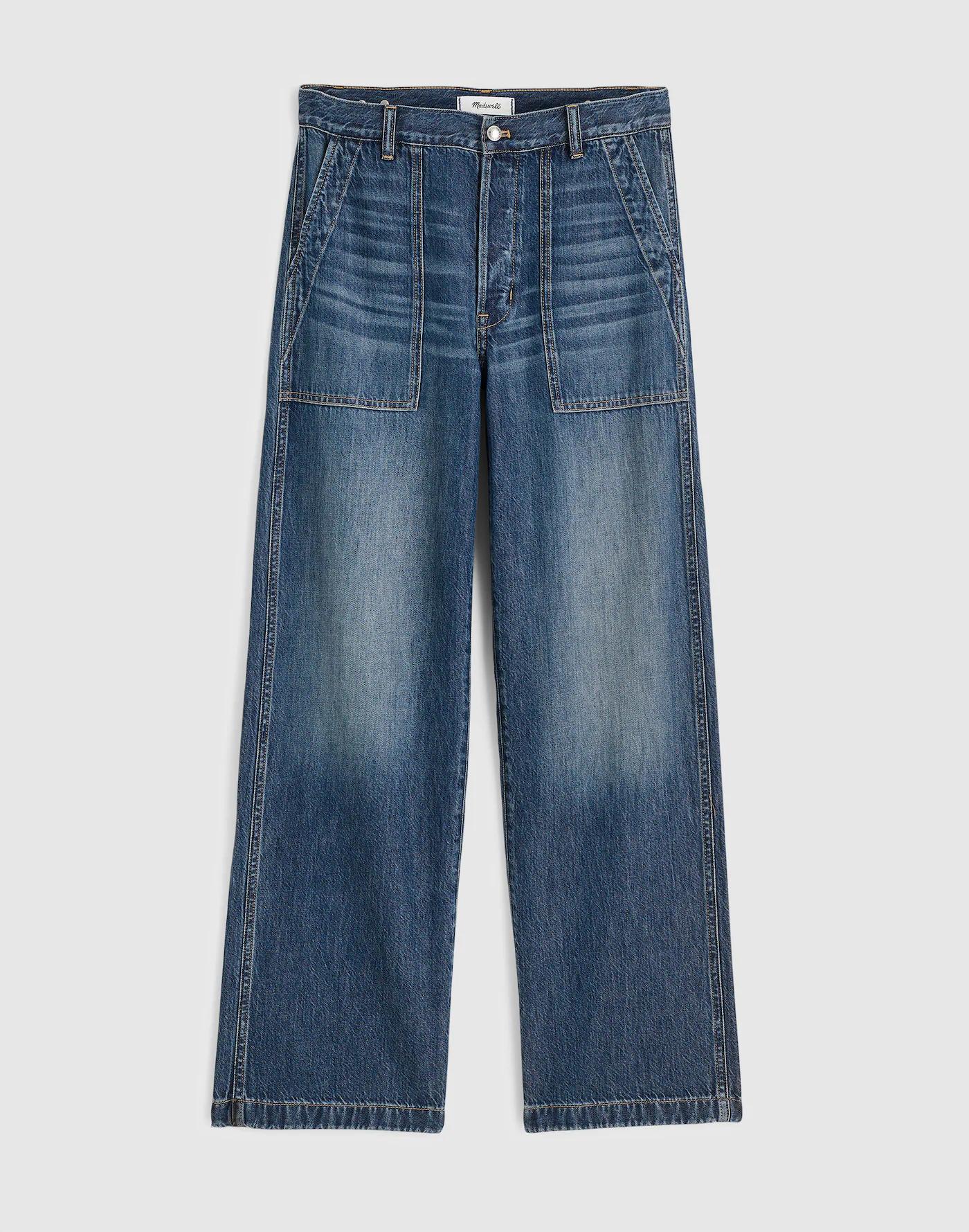 The Low-Slung Baggy Jean in Airy Denim Product Image