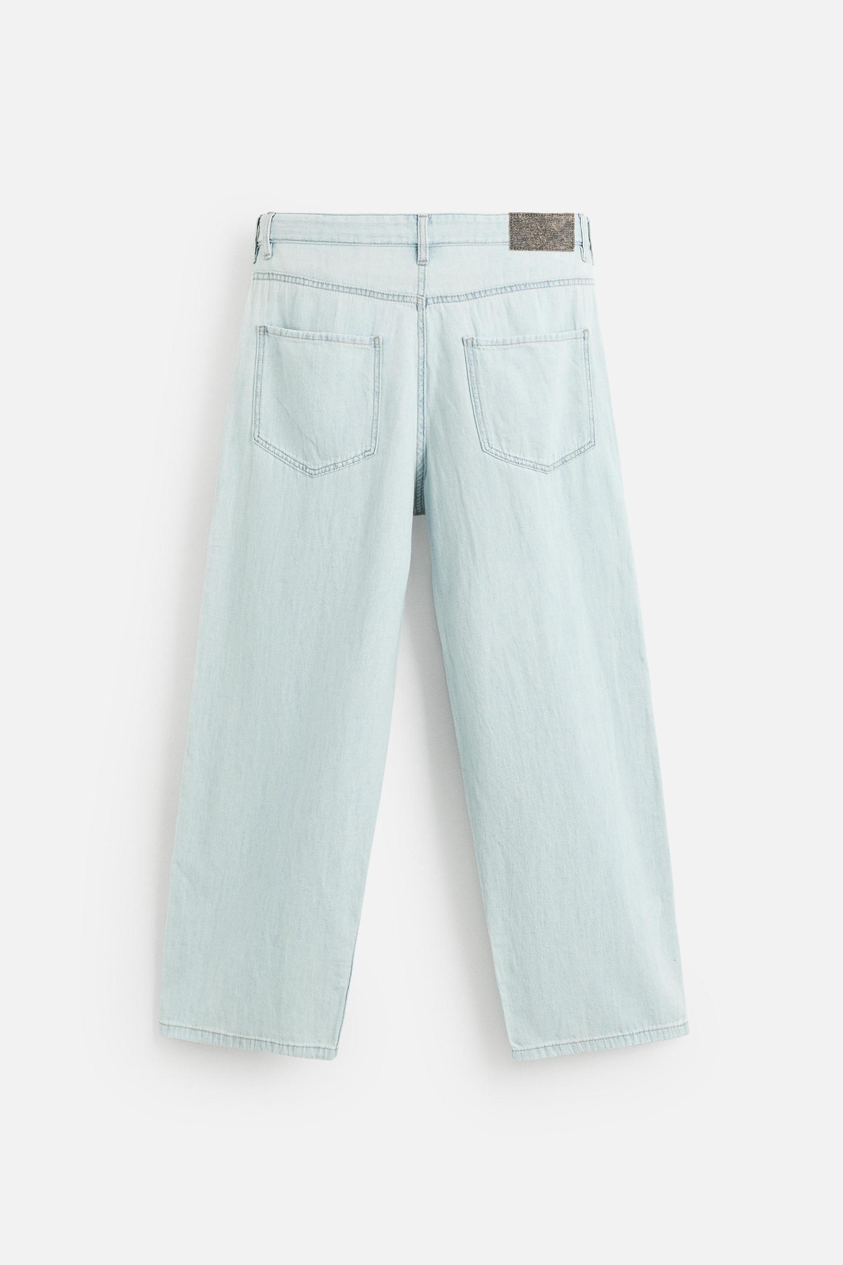 LIGHTWEIGHT LOOSE WIDE FIT JEANS Product Image