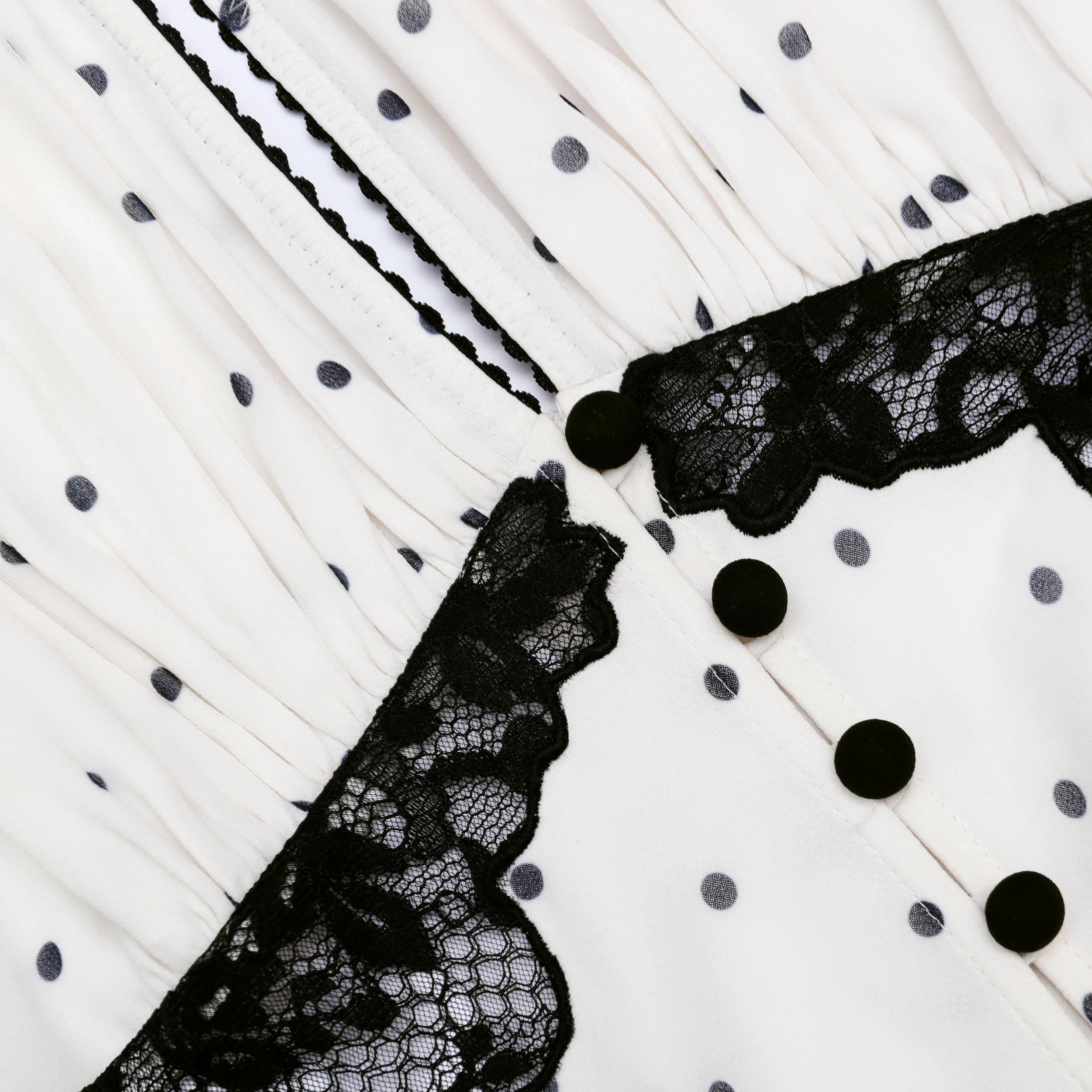 Polka Dot Halter Neck Midi Dress Product Image