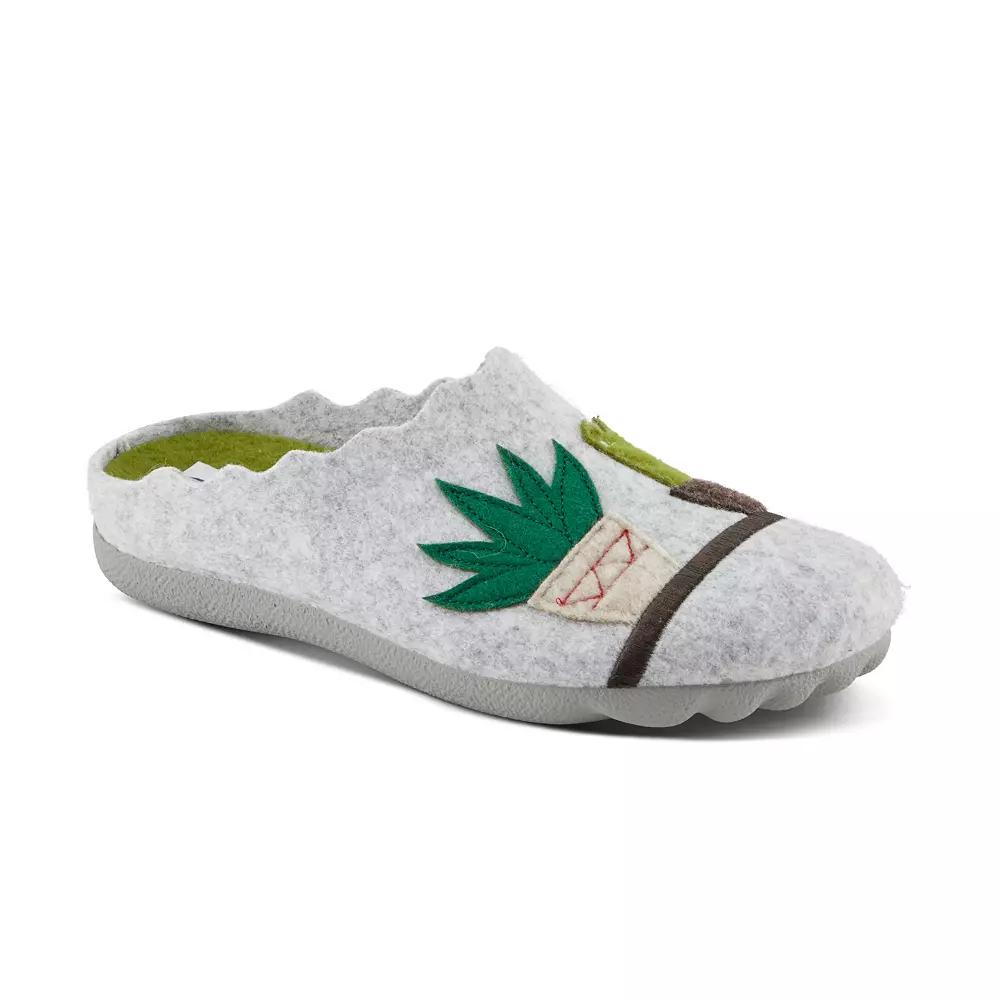 Flexus by Spring Step Women's Happycactus Wool Slippers,  Product Image