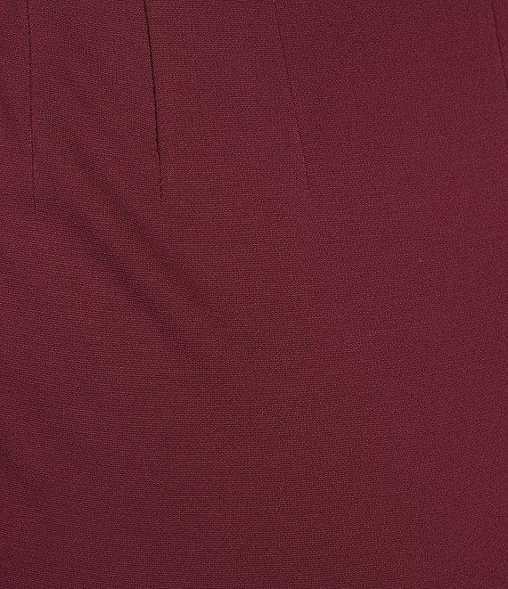 Slim Factor by Investments Lightweight Ponte Knit No Waist Wide Leg Pants Product Image