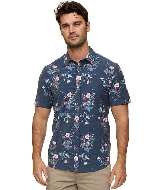 Flag and Anthem Milligan UPF Performance Floral Short Sleeve Shirt Product Image