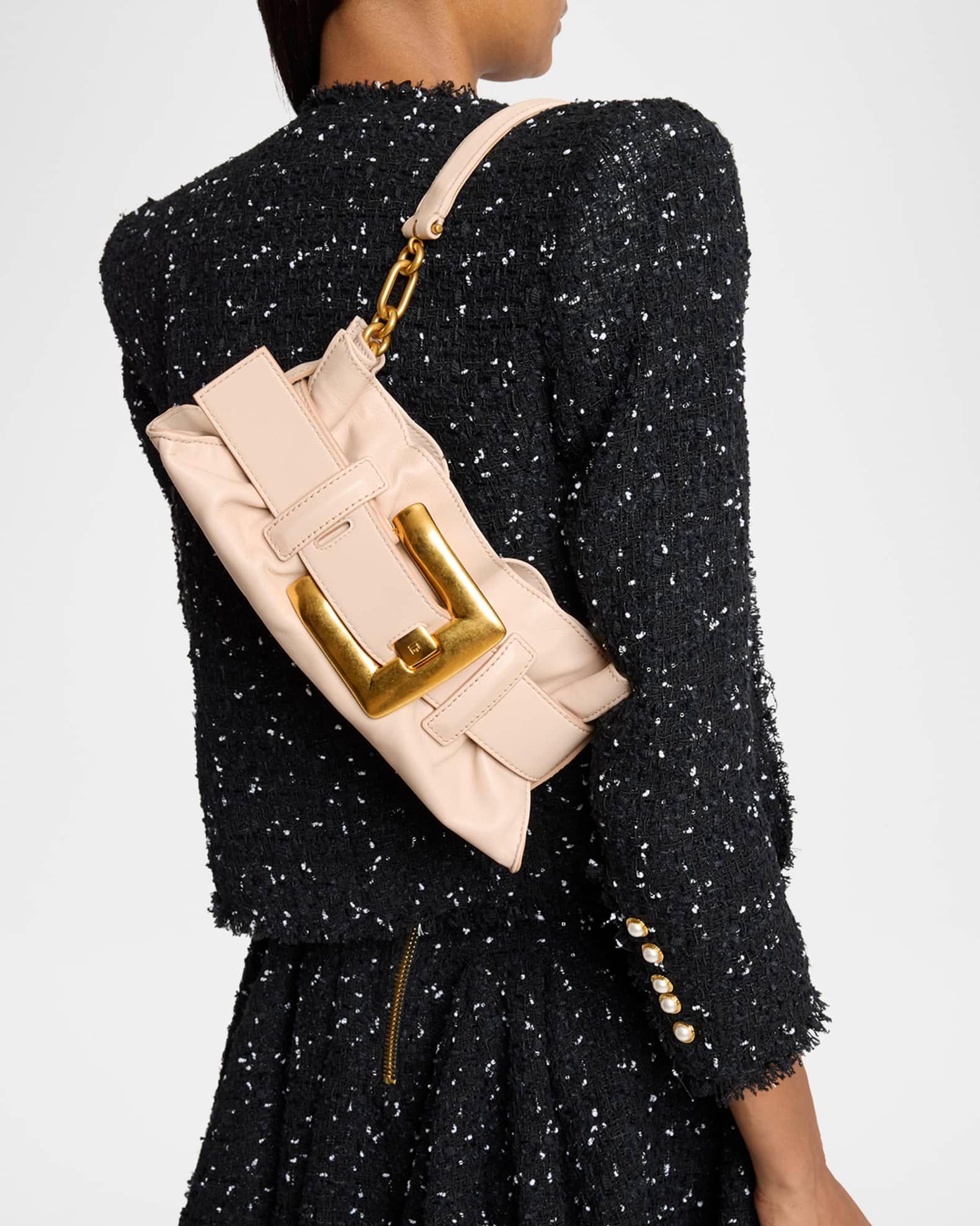 Anthem Mini Buckle Shoulder Bag in Calfskin Leather  Product Image