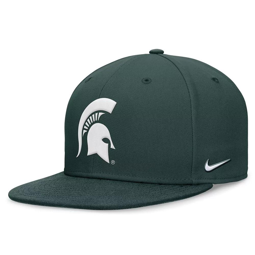 Men's Nike Green Michigan State Spartans On-Field Pro Fitted Hat,  Product Image