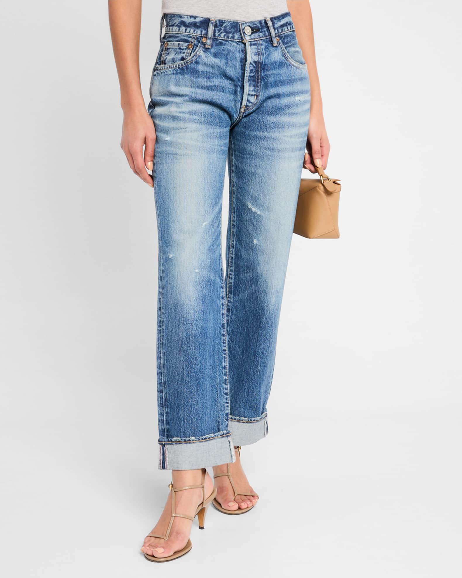Aquebogue Straight Cuffed Jeans Product Image