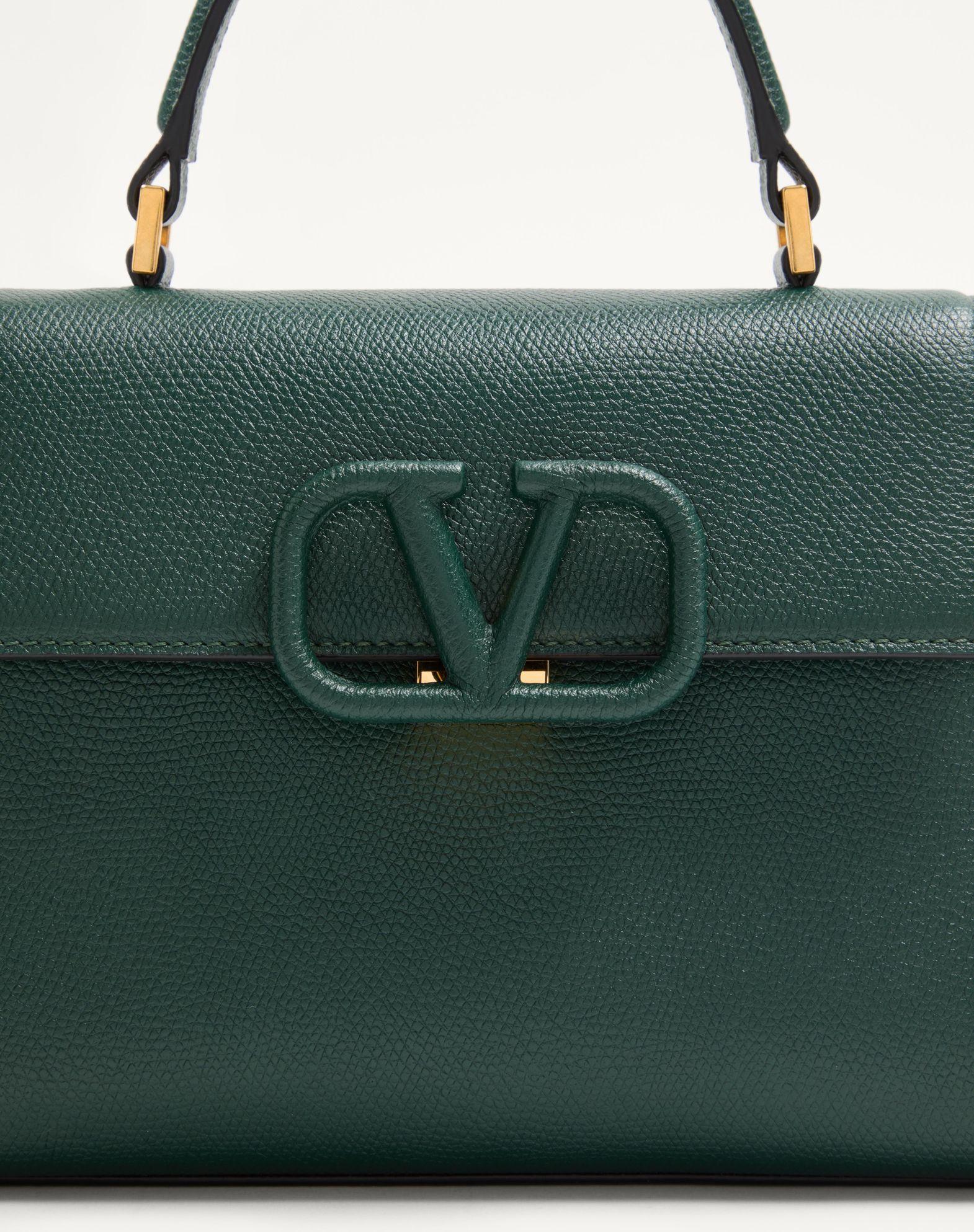 Small Vsling Grainy Calfskin Handbag Product Image