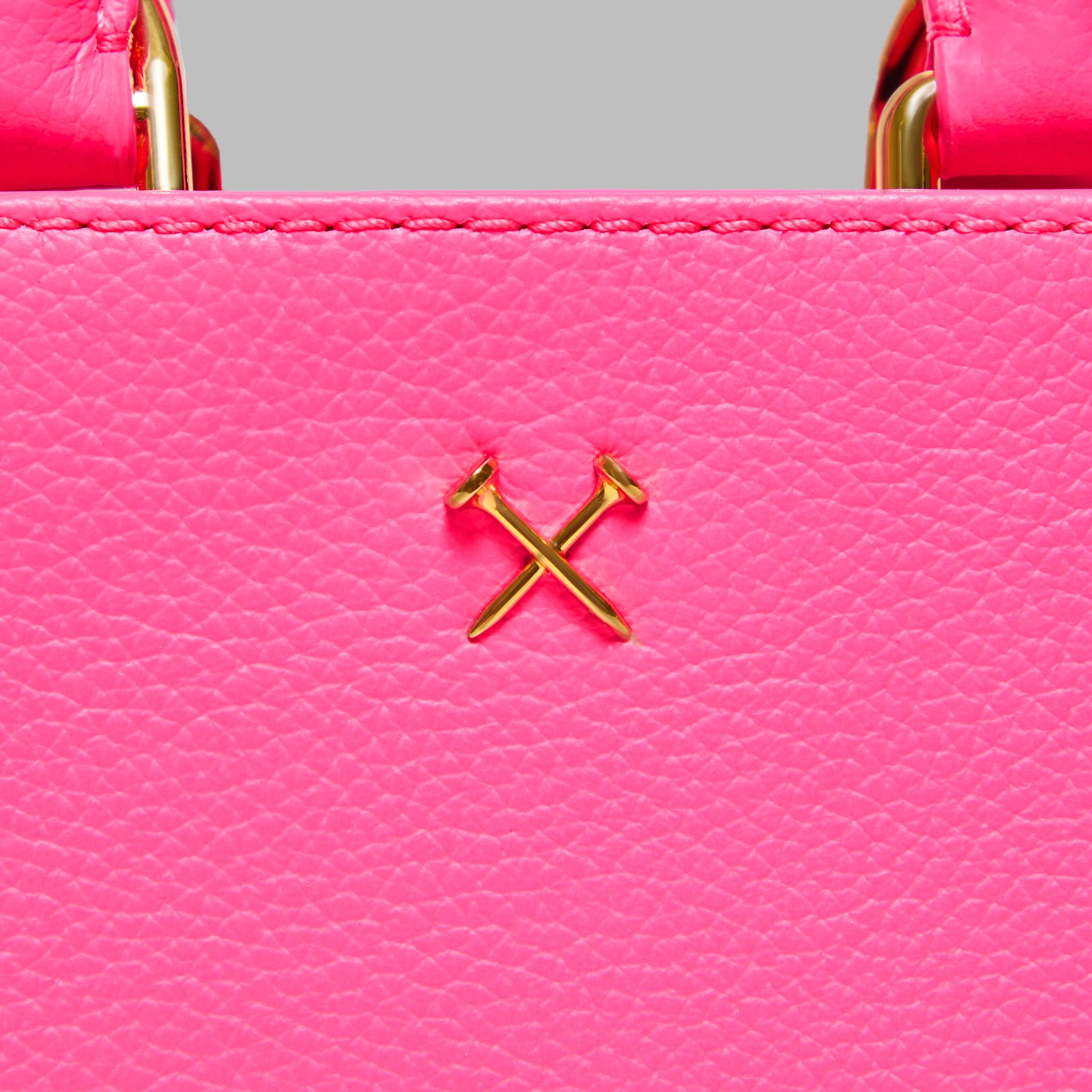 METAL TEES LEATHER MINI TOTE Product Image