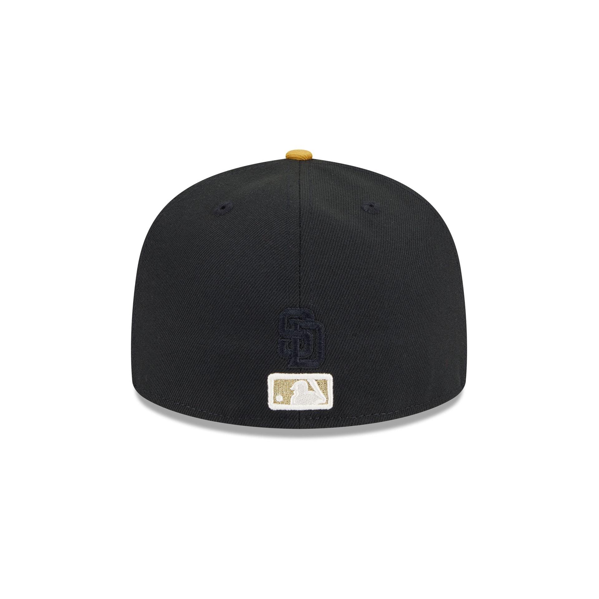 New York Mets Metallic Gold Logo 59FIFTY Fitted Hat Male Product Image
