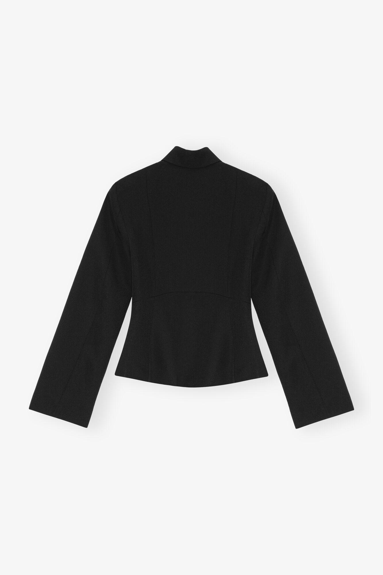 Black Light Twill Suiting Blazer Product Image