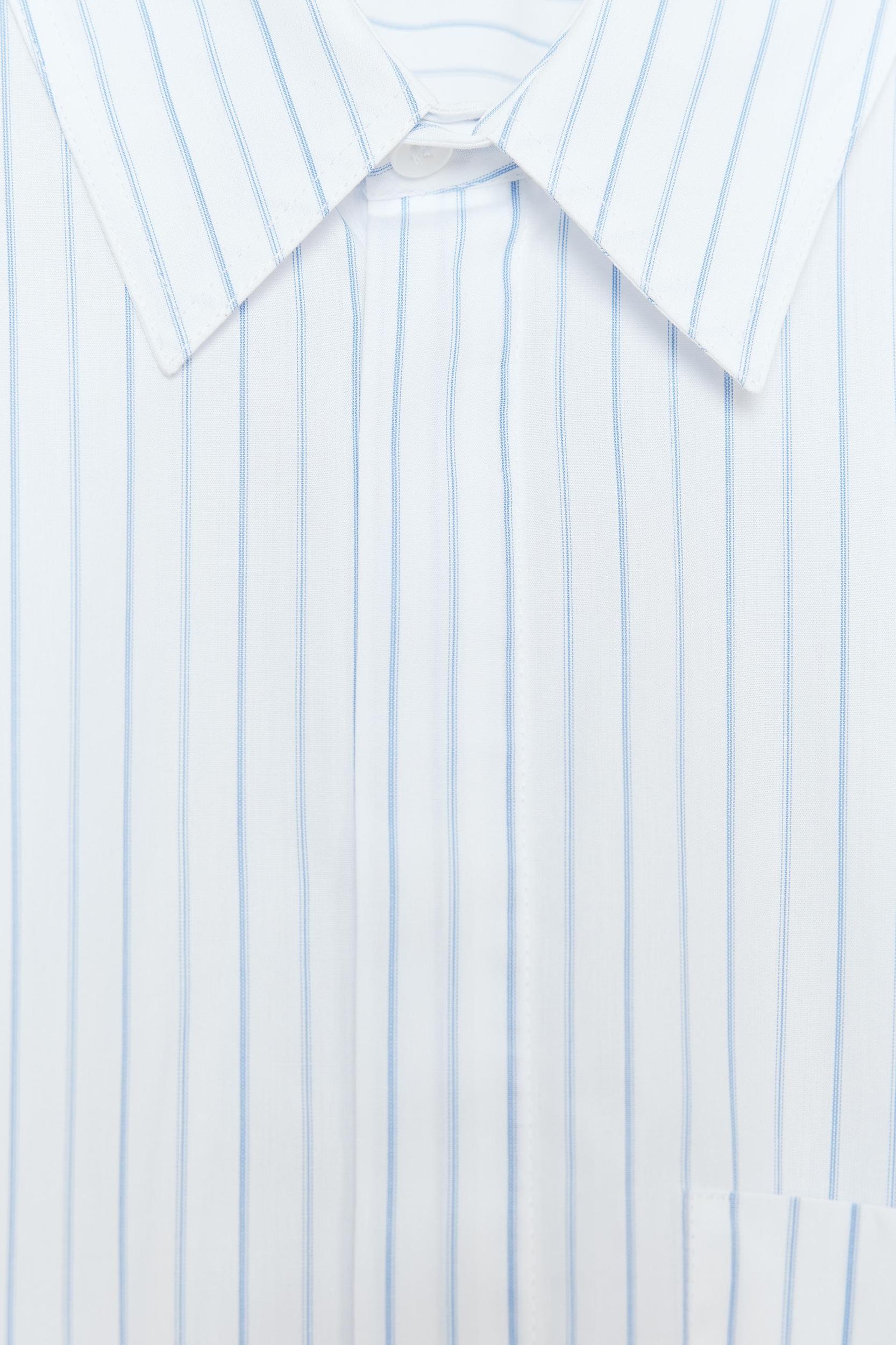 POPLIN CROP SHIRT Product Image