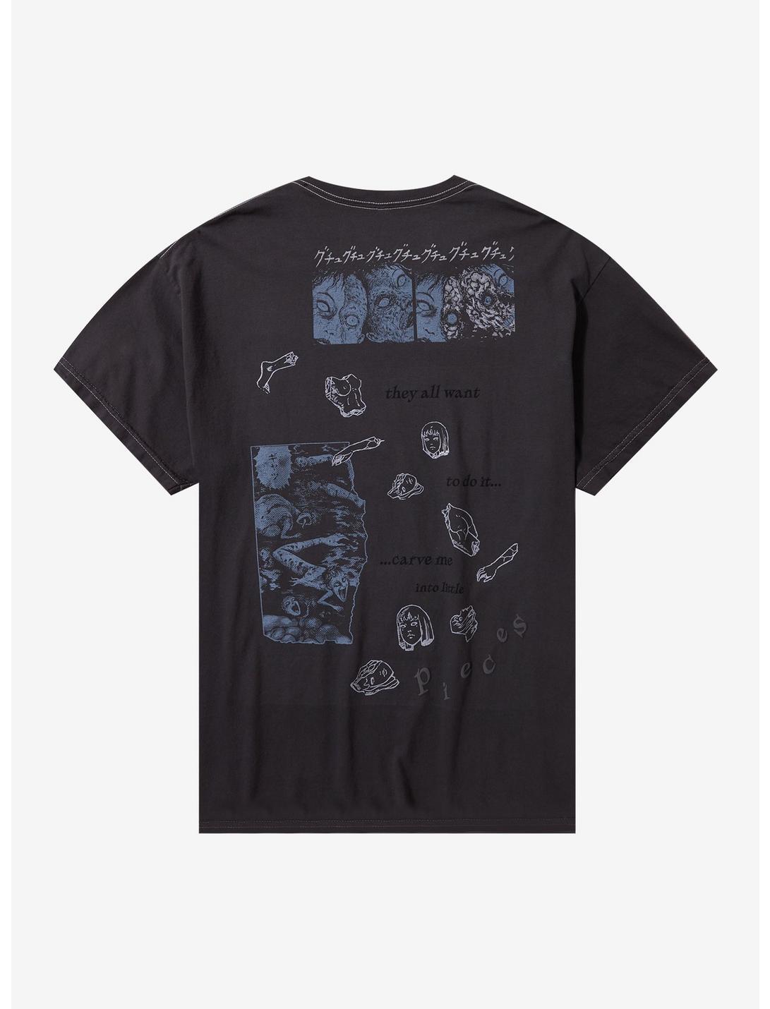 Junji Ito Tomie Quote Tonal Double-Sided T-Shirt Product Image