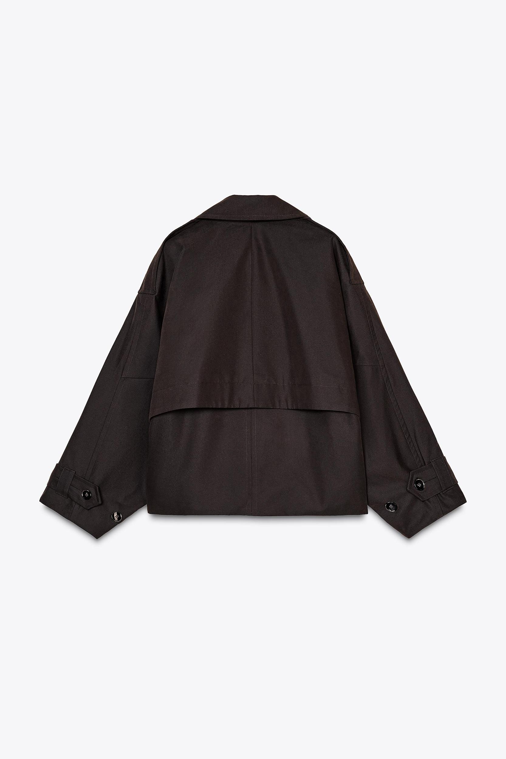 ZW COLLECTION SHORT TRENCH COAT Product Image