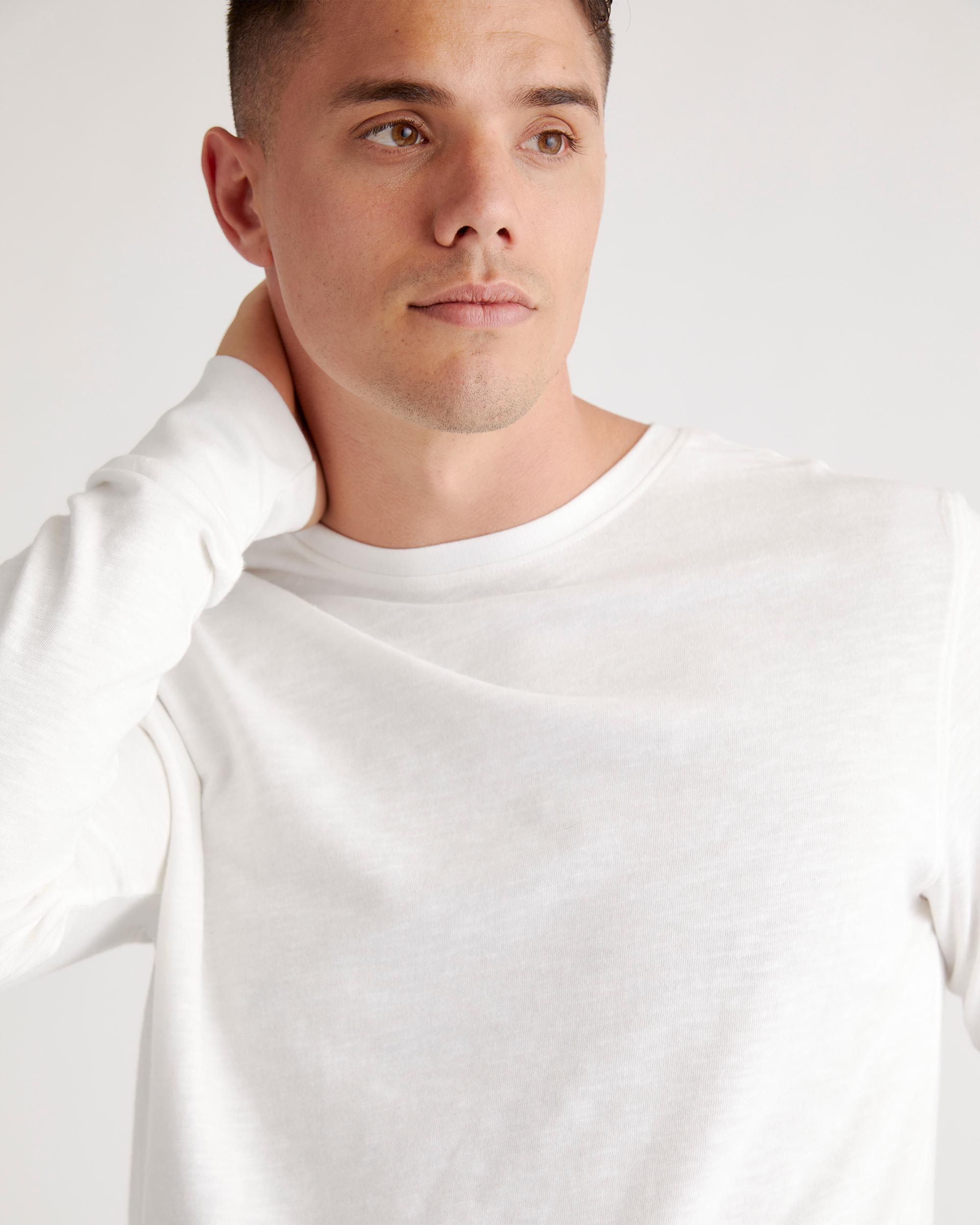 Quince | Men's Slub Long Sleeve T-Shirt Size XL, Organic Cotton Product Image
