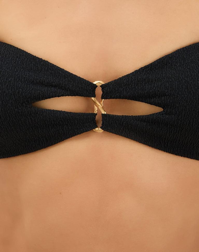 Firenze Solaro Bandeau Top - Black Product Image