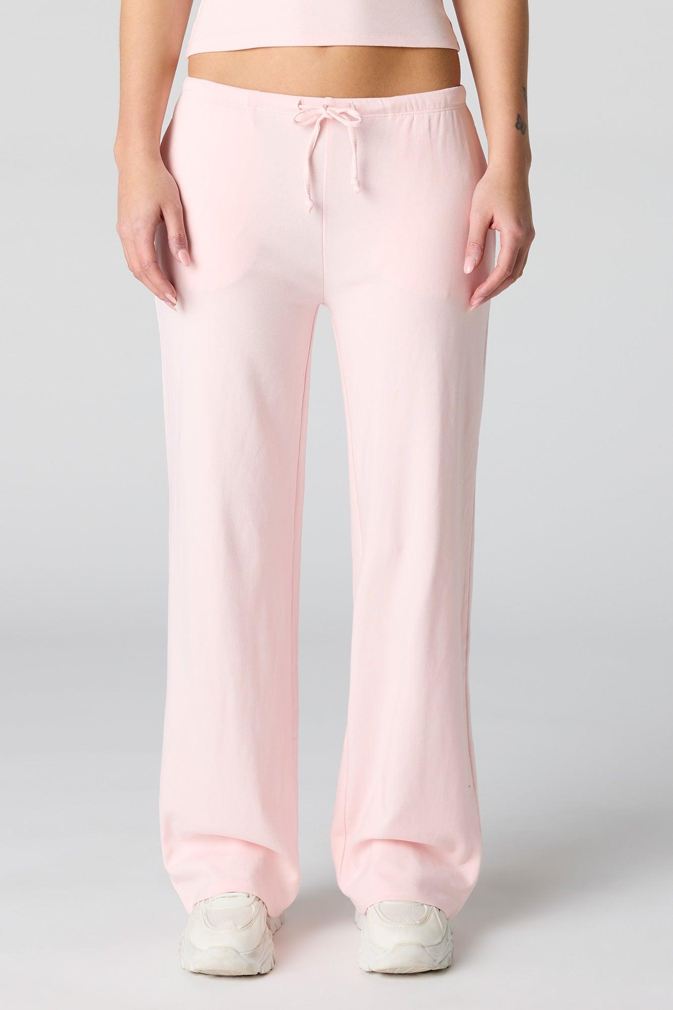 Ribbed Wide Leg Pant Female Product Image