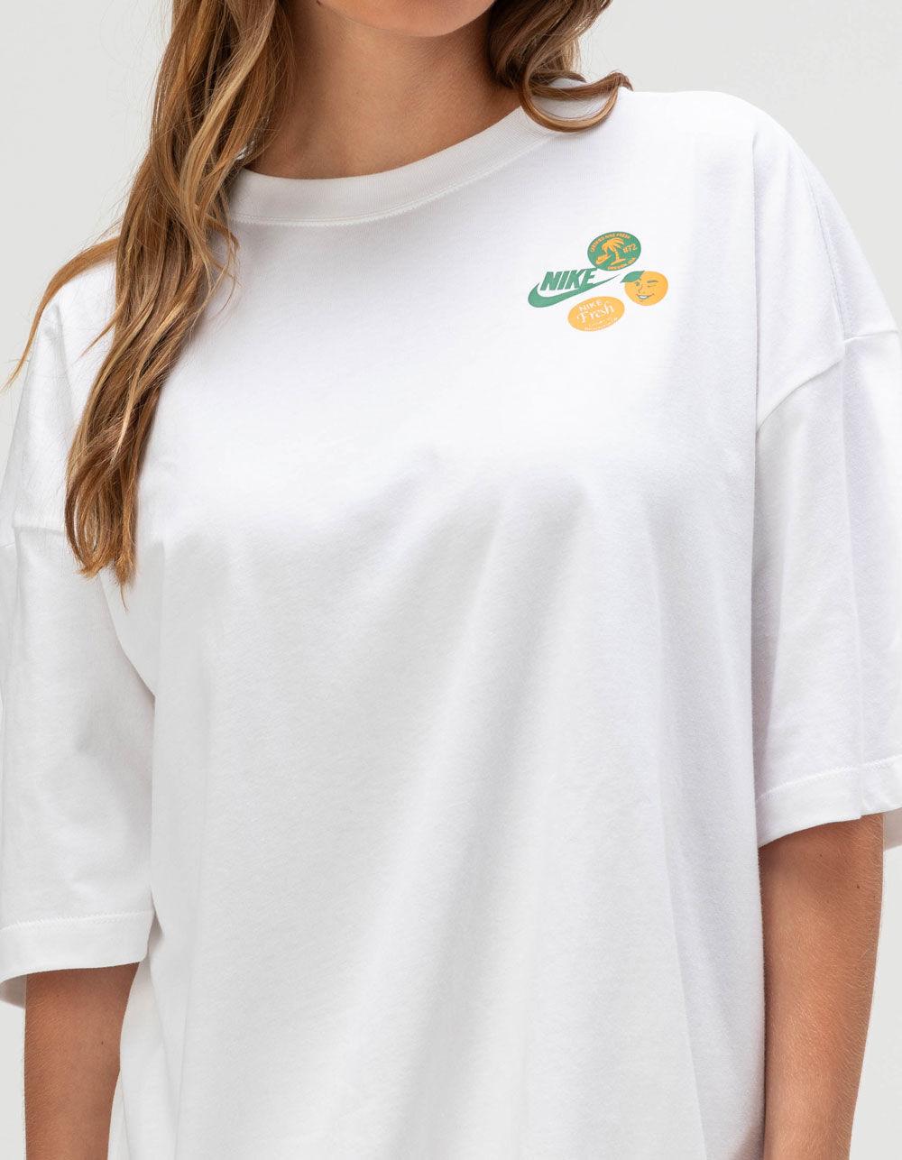 NIKE Sportswear Fruit SPD Womens Oversized Tee - WHITE Product Image