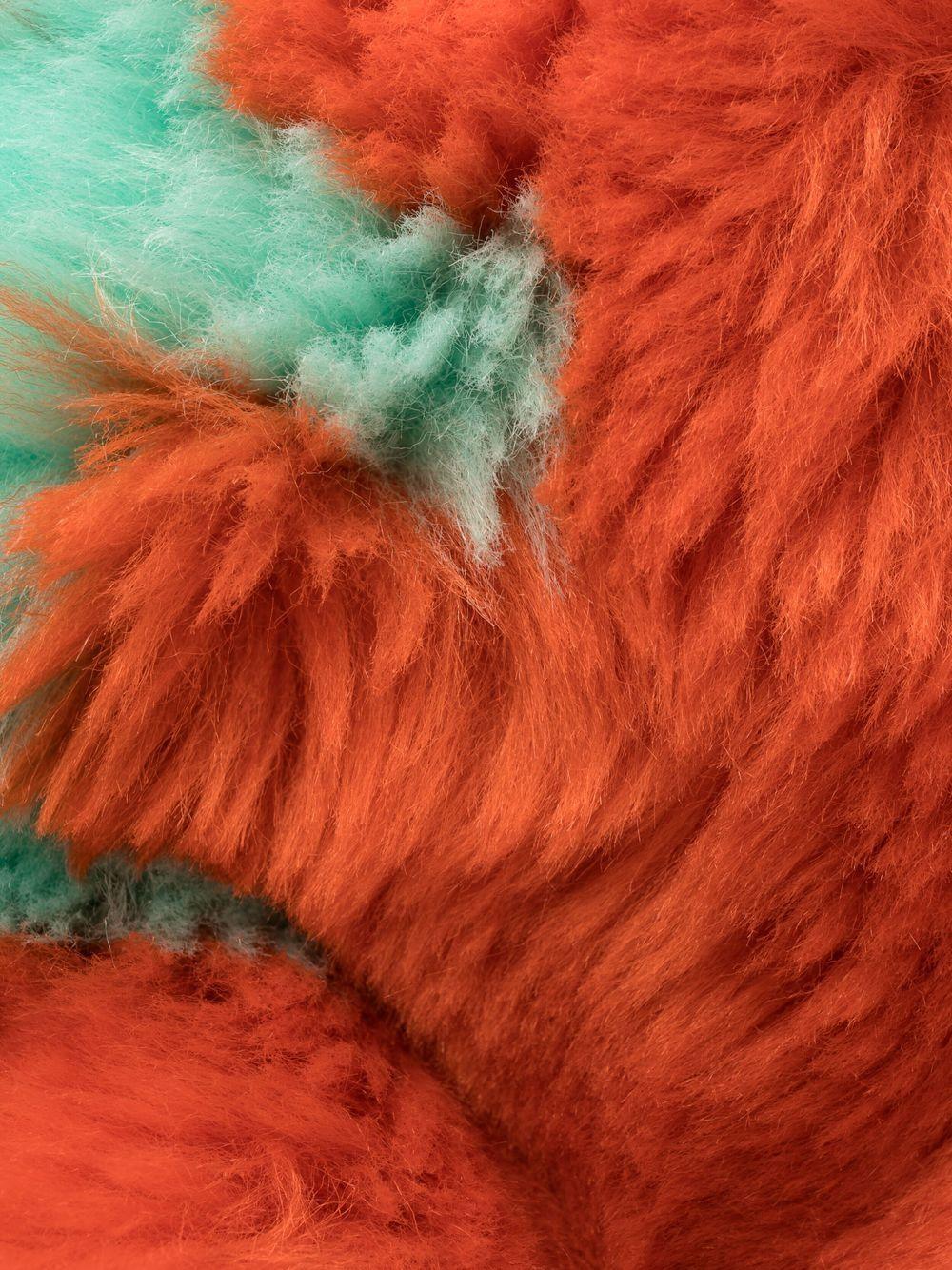 faux-fur monogram jacket Product Image