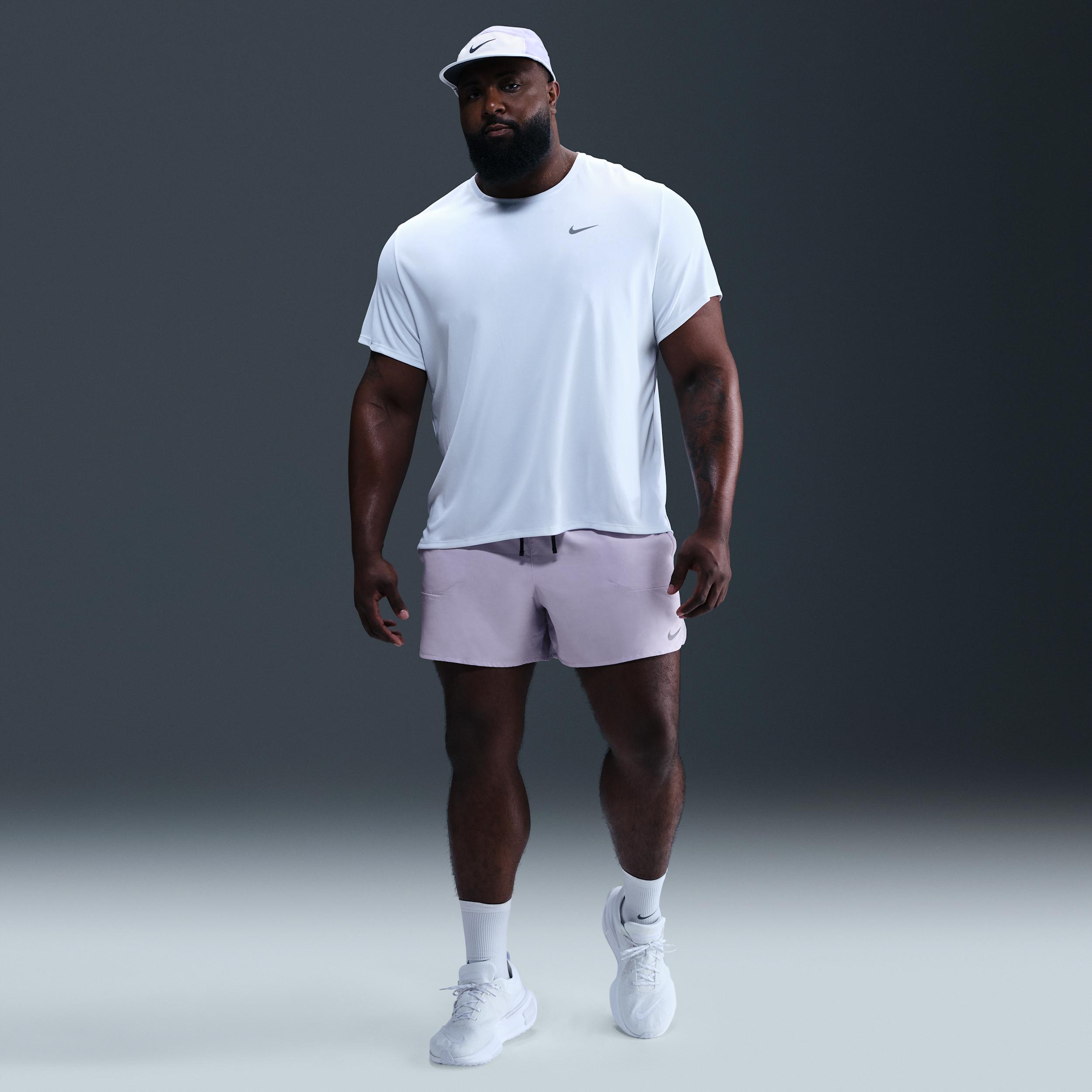 Nike Mens Stride Dri-FIT 5 Brief-Lined Running Shorts | DM4755-515 Product Image