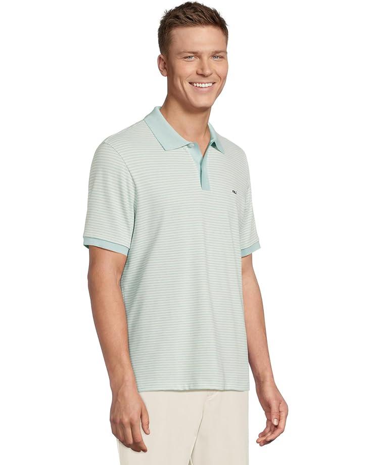 Men's Vineyard Vines Stripe Edgartown Pique Polo Product Image