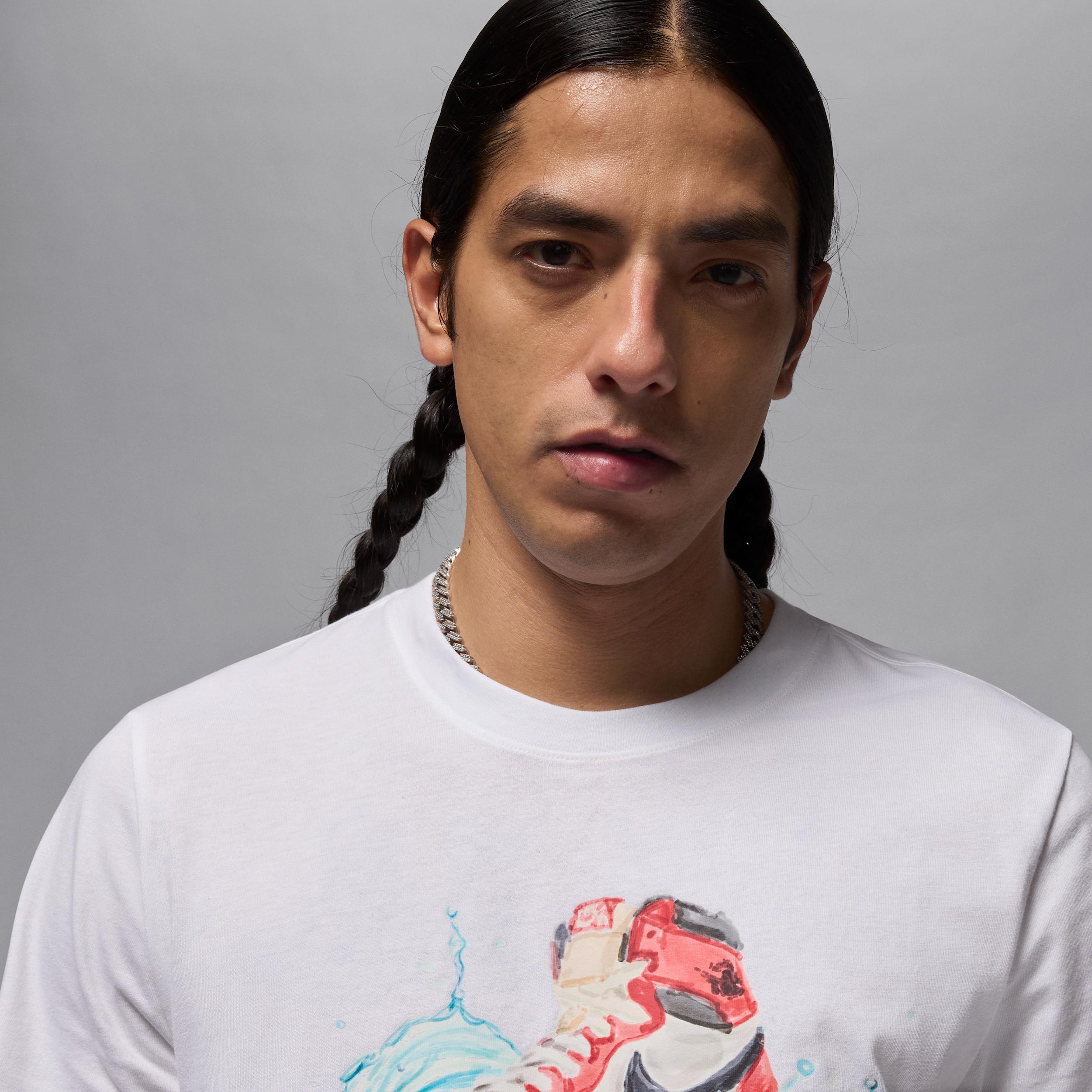 Mens Jordan Flight Essentials AJ1 Short-Sleeve T-Shirt | IB3355-100 Product Image