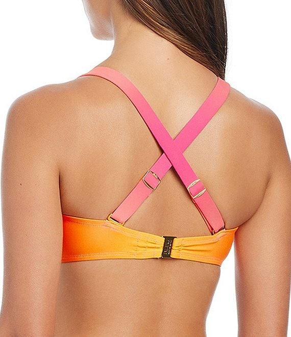 Bleu Rod Beattie Beat The Heat Ombre Sarong Hipster Swim Bottom Product Image