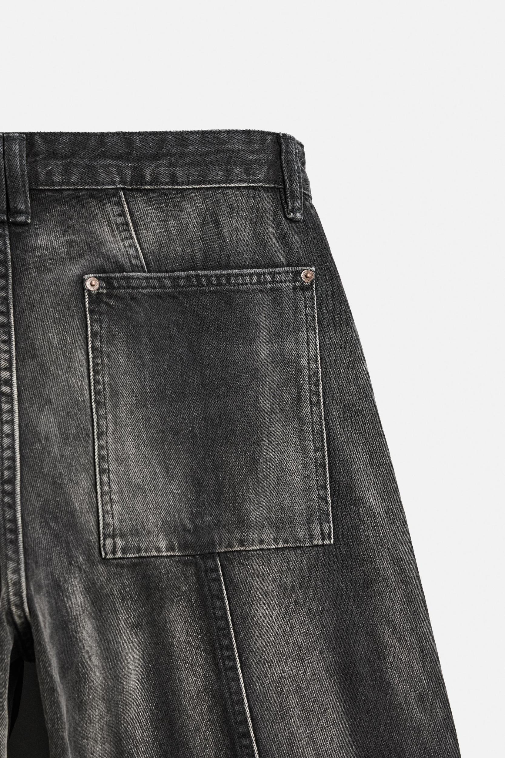 BAGGY FIT JEANS WITH SEAMS Product Image