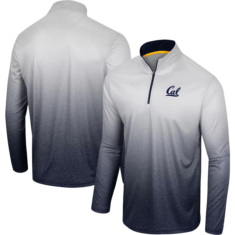Men's Colosseum Navy/White Cal Bears Laws of Physics Quarter-Zip Windshirt,  Product Image
