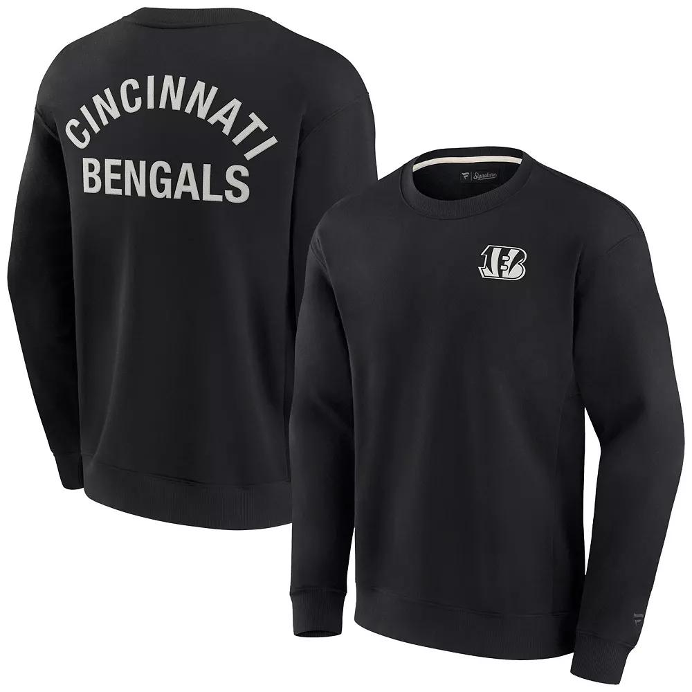 Unisex Fanatics Black Cincinnati Bengals Elements Super Soft Pullover Sweatshirt, Adult Unisex,  Product Image