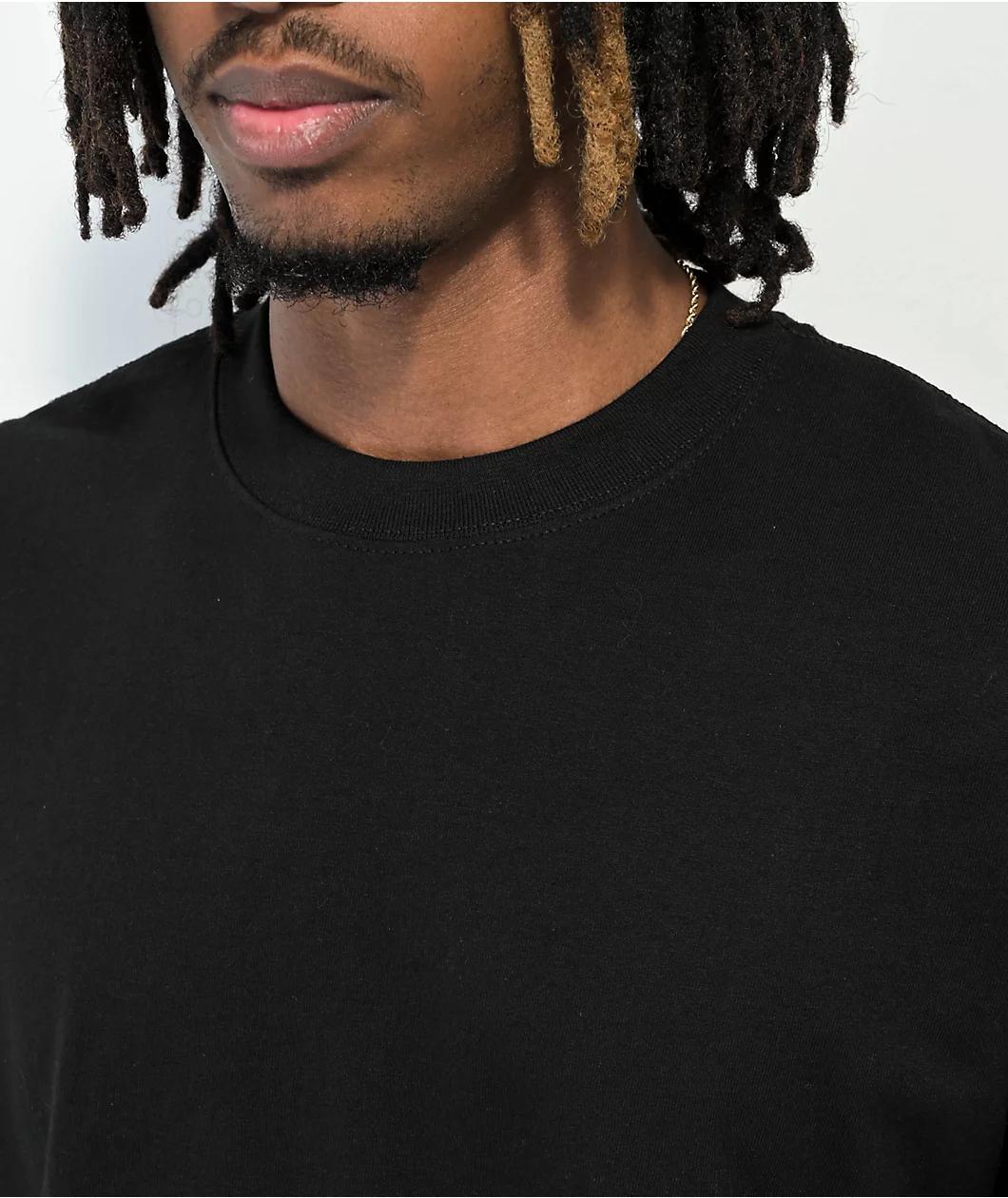 Shaka Wear Max Heavyweight Black T-Shirt Product Image