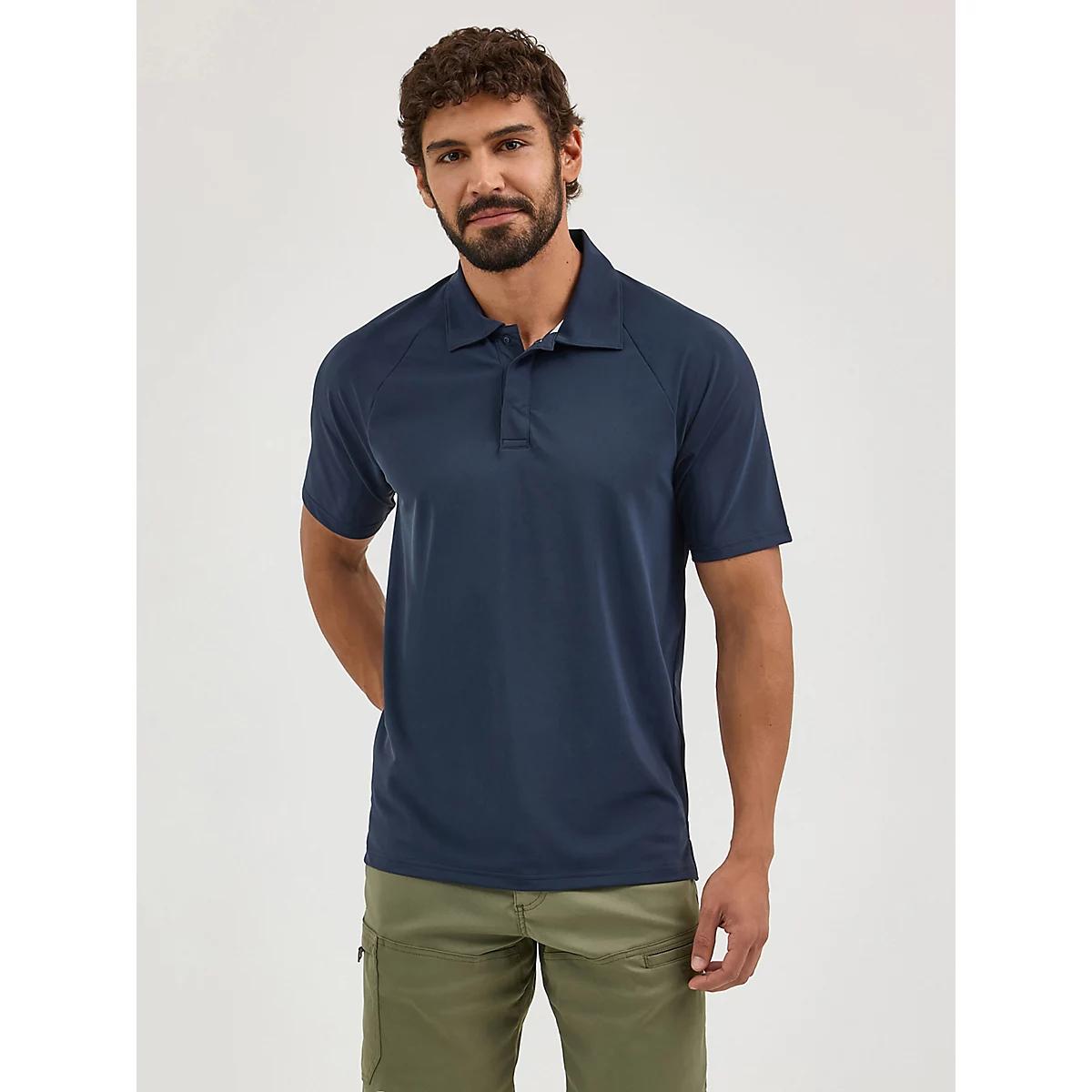 Wrangler ATG™ Men's Chesapeake Polo Shirt in Jet Product Image