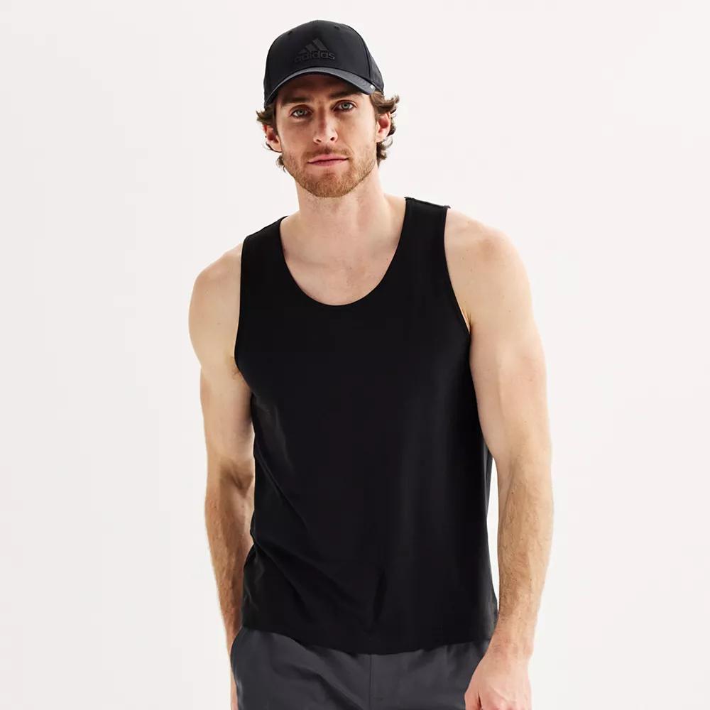 Men's FLX Luxury Soft Wander Tank Top, Size: Medium, Mineral Black Product Image