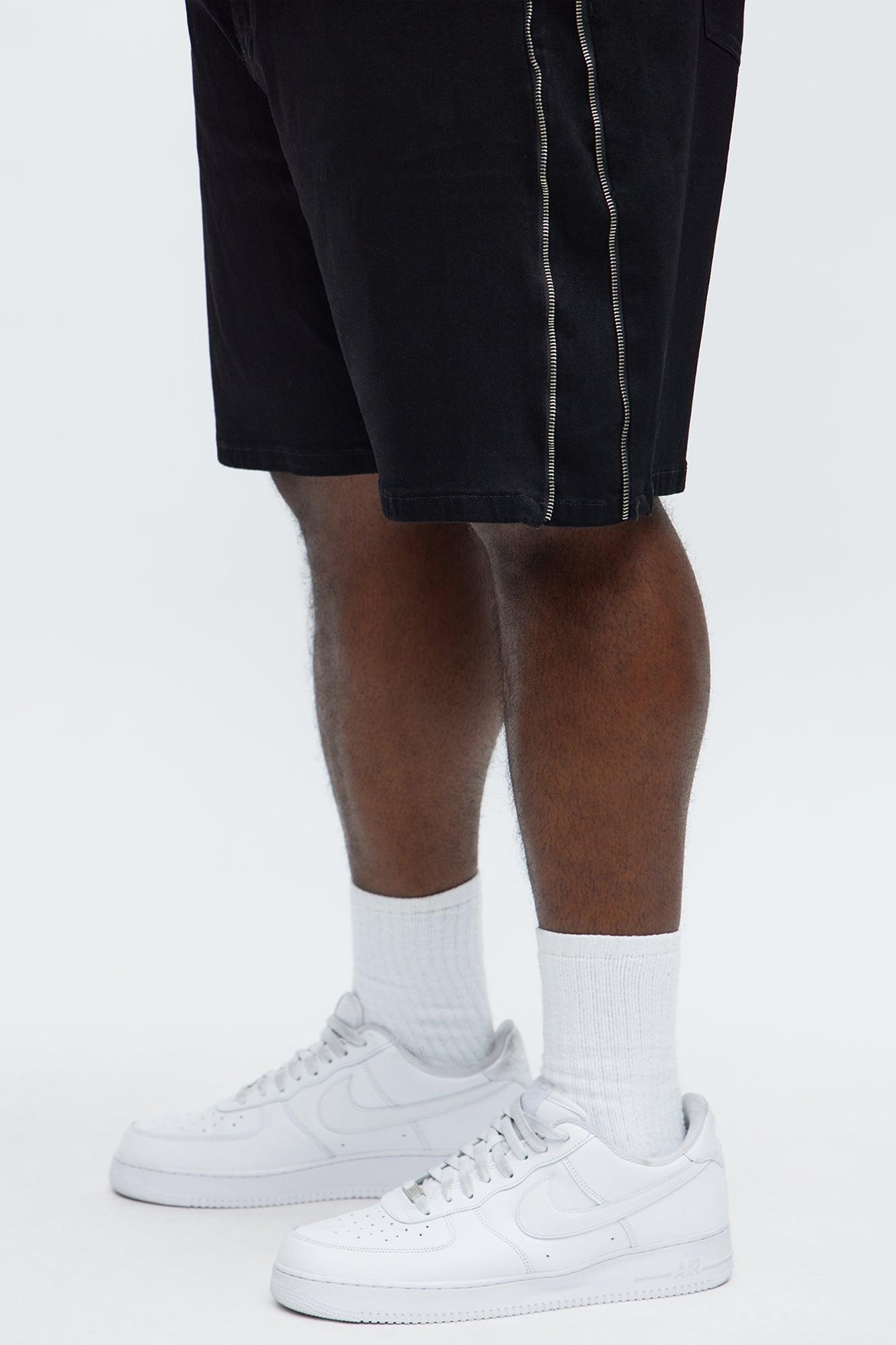 Relaxed Me Down Denim Shorts - Black Male Product Image