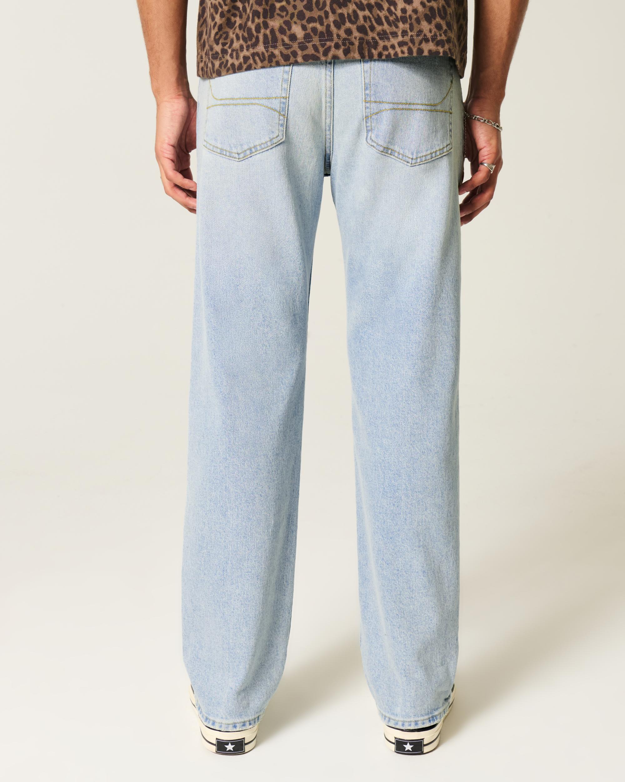 Light Wash Loose Jeans Product Image