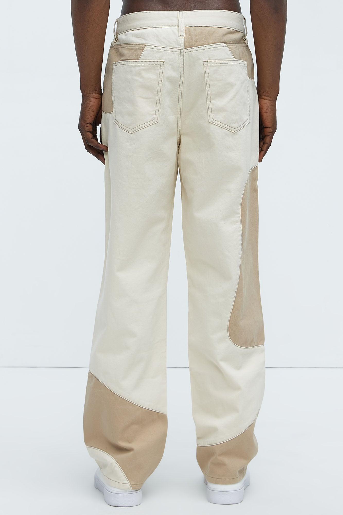 Lava Straight Pants - Cream/combo Product Image
