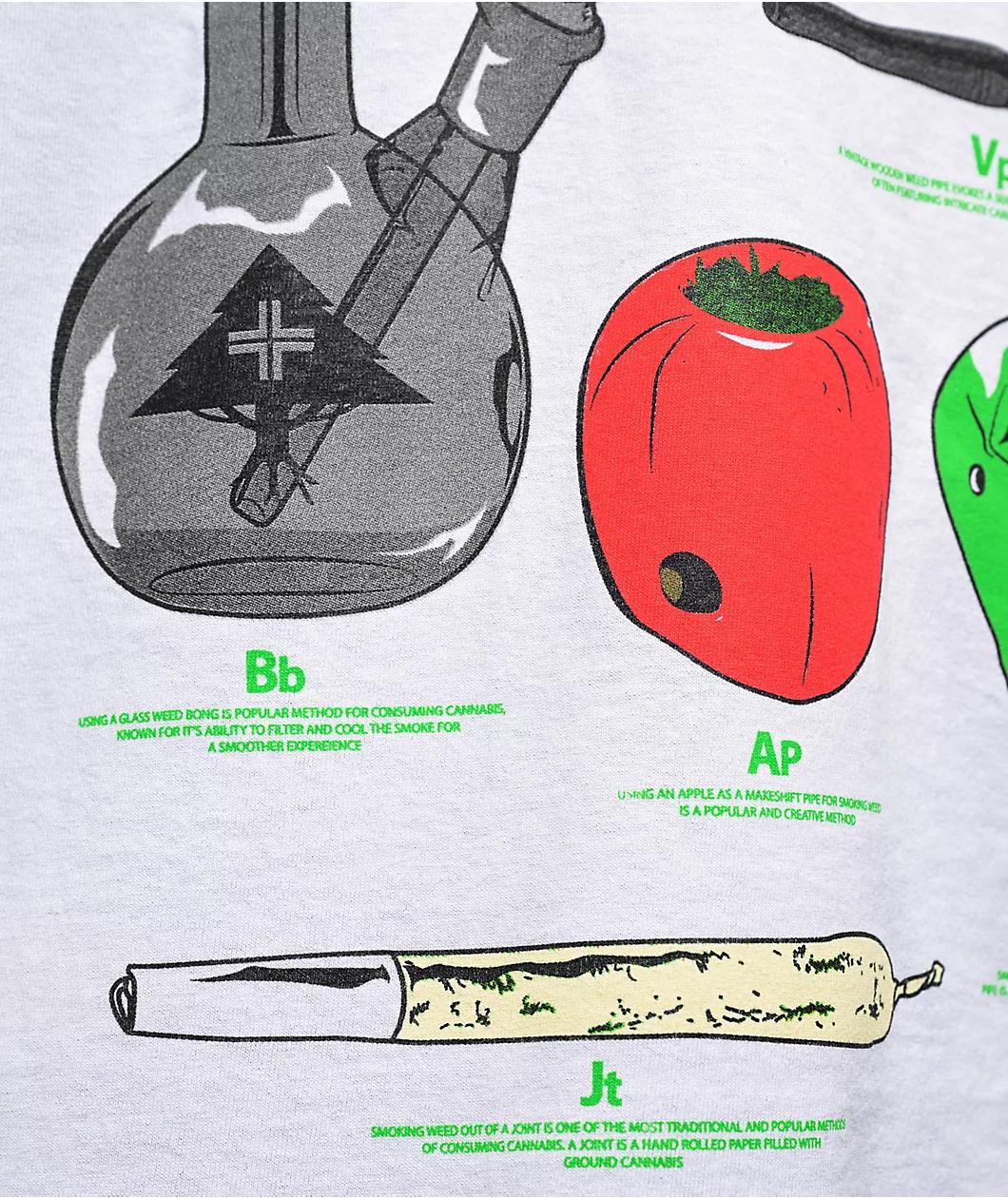 LRG x Push Trees The Knowledge White T-Shirt Product Image