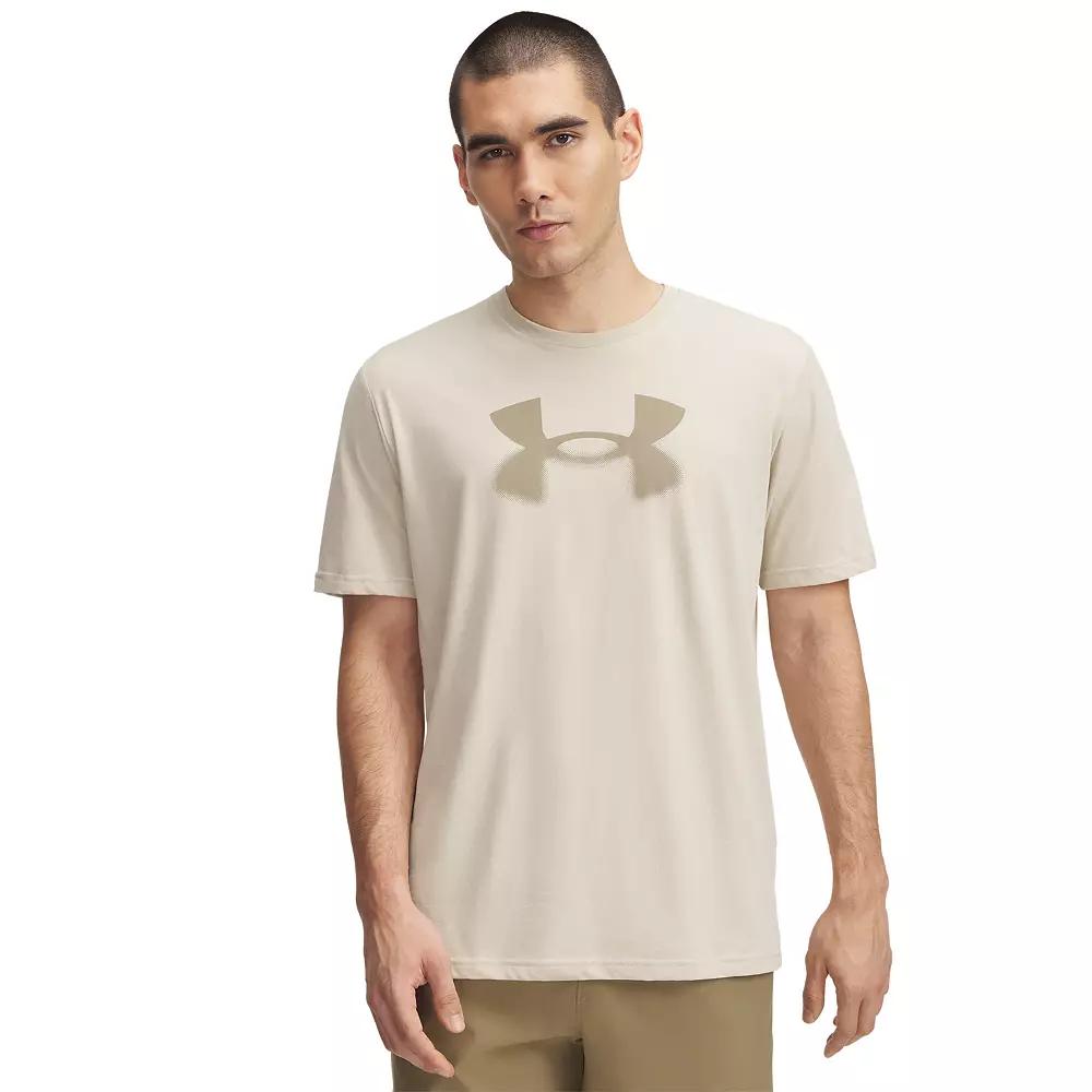 Men's Under Armour Reflective Big Logo Short Sleeve Tee, Size: XL, Green Product Image