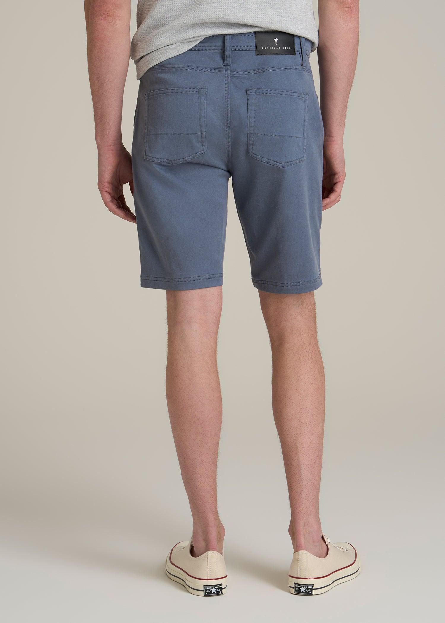 Everyday Comfort 5 Pocket Short for Tall Men in Blue Slate Male Product Image