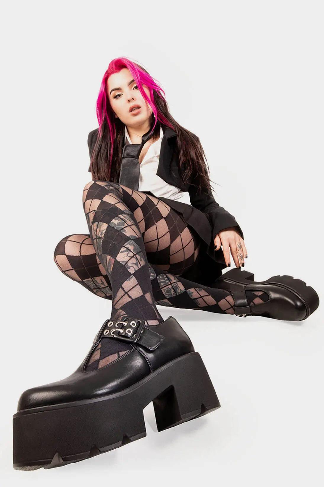 Watch Me Chunky Mary Jane Shoes Product Image