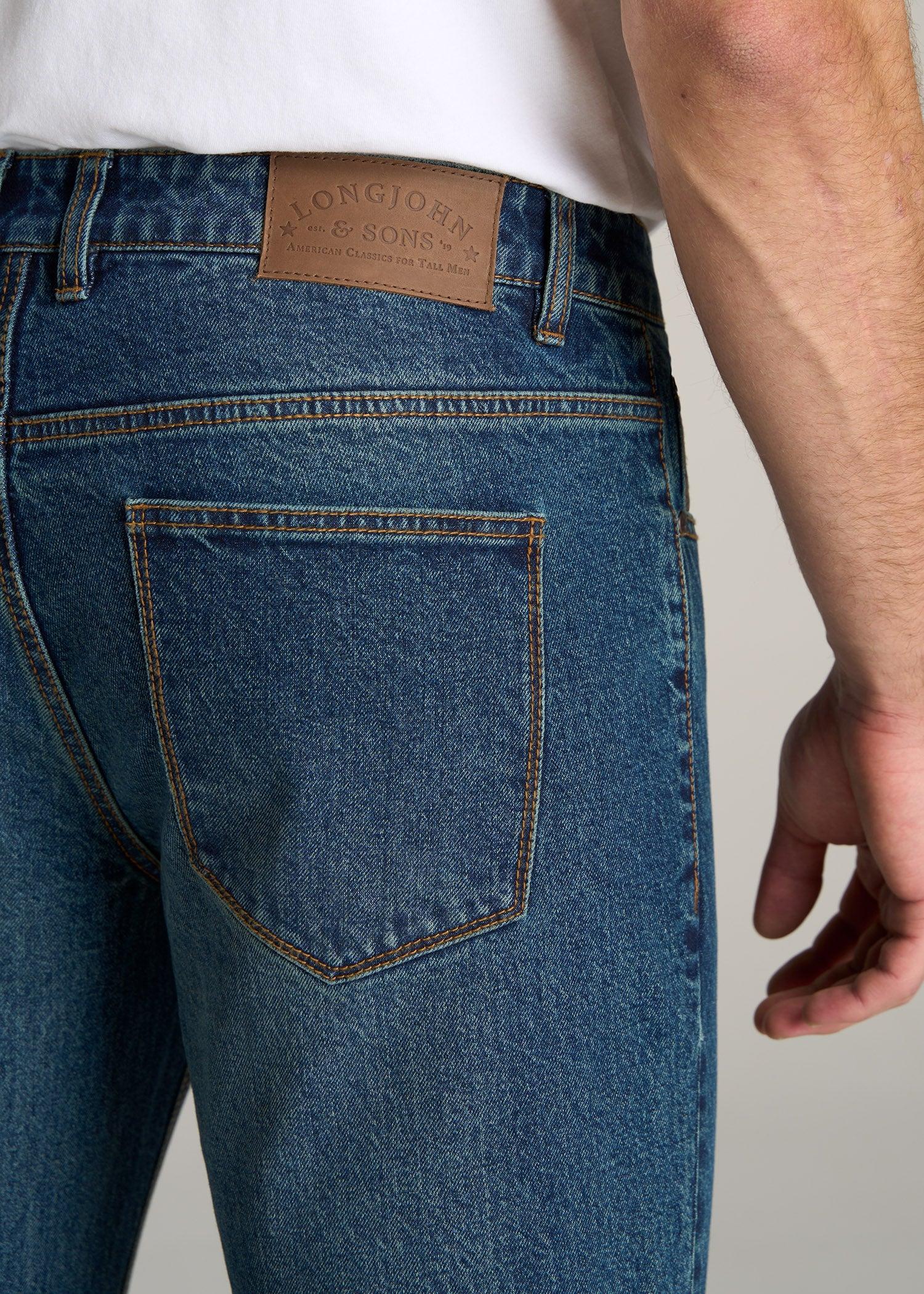 LJ&S TAPERED Jeans for Tall Men in Machine Blue Male Product Image